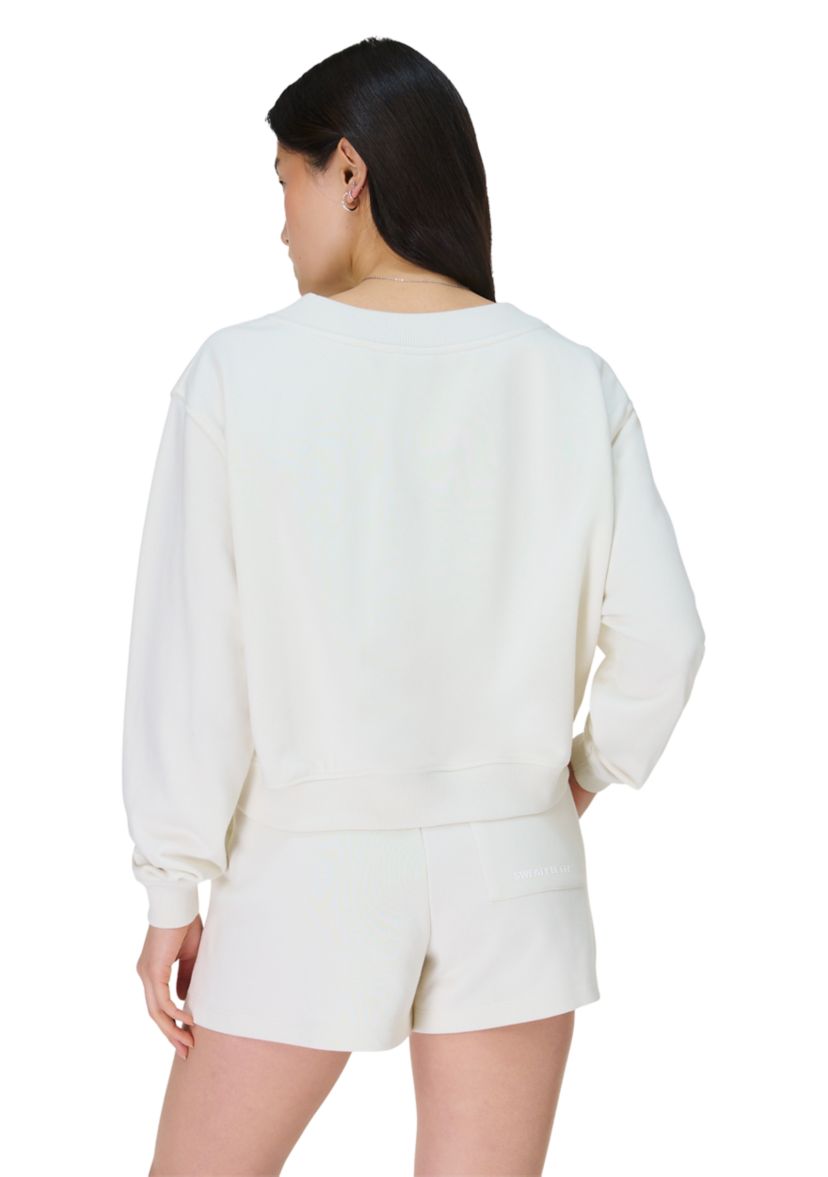 Revive Crop V-Neck  Pullover