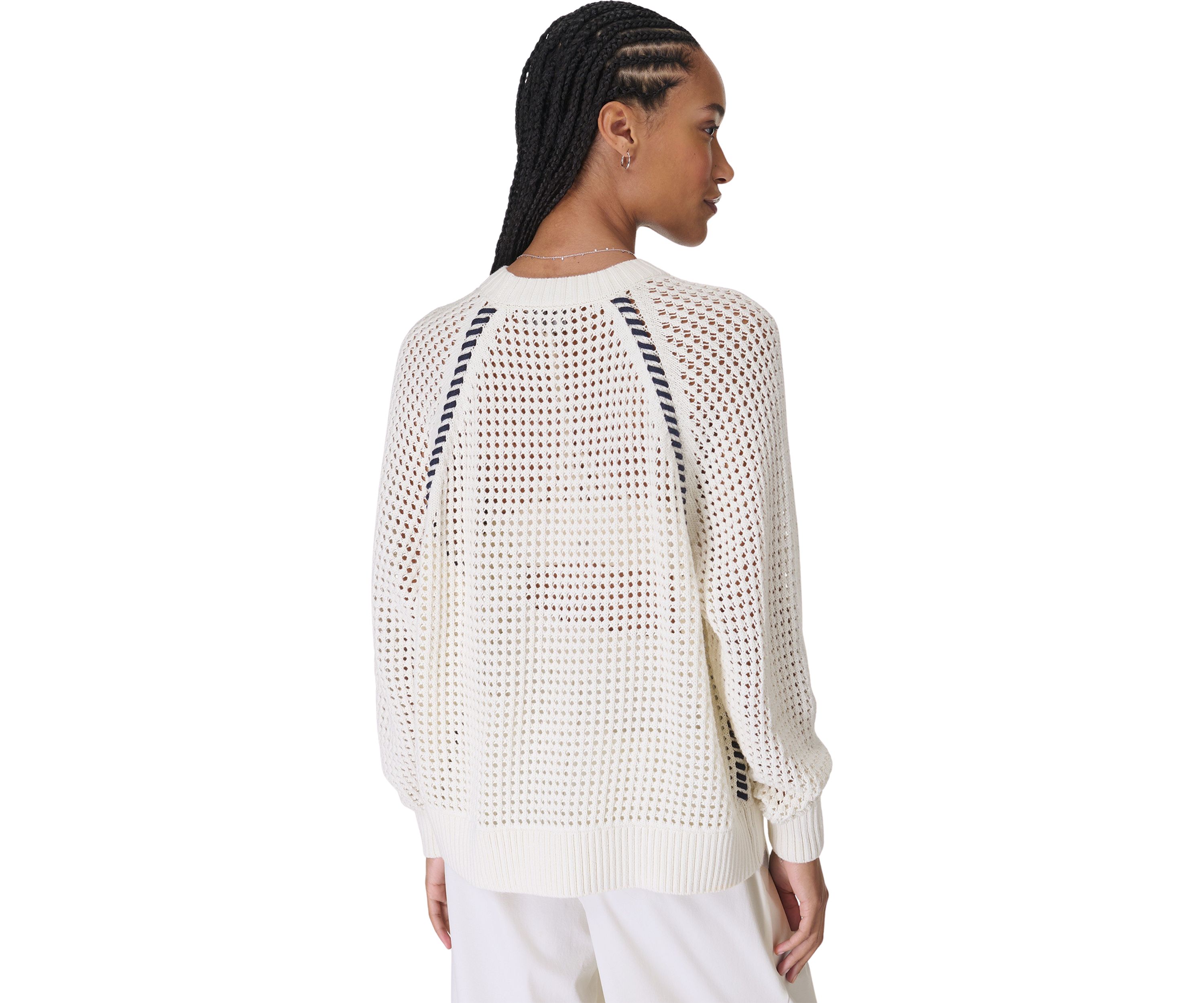 Womens Tides High Whipstitch Sweater