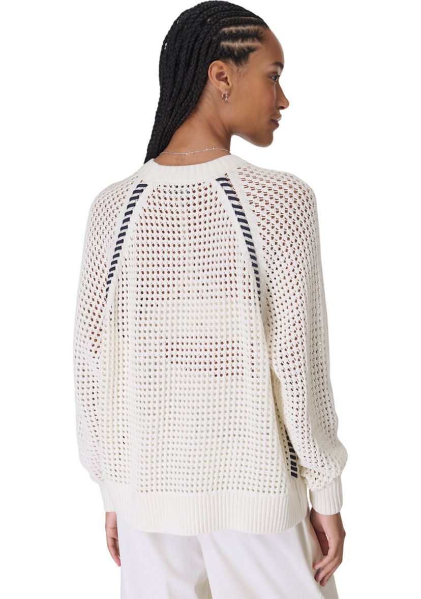 Womens Tides High Whipstitch Sweater