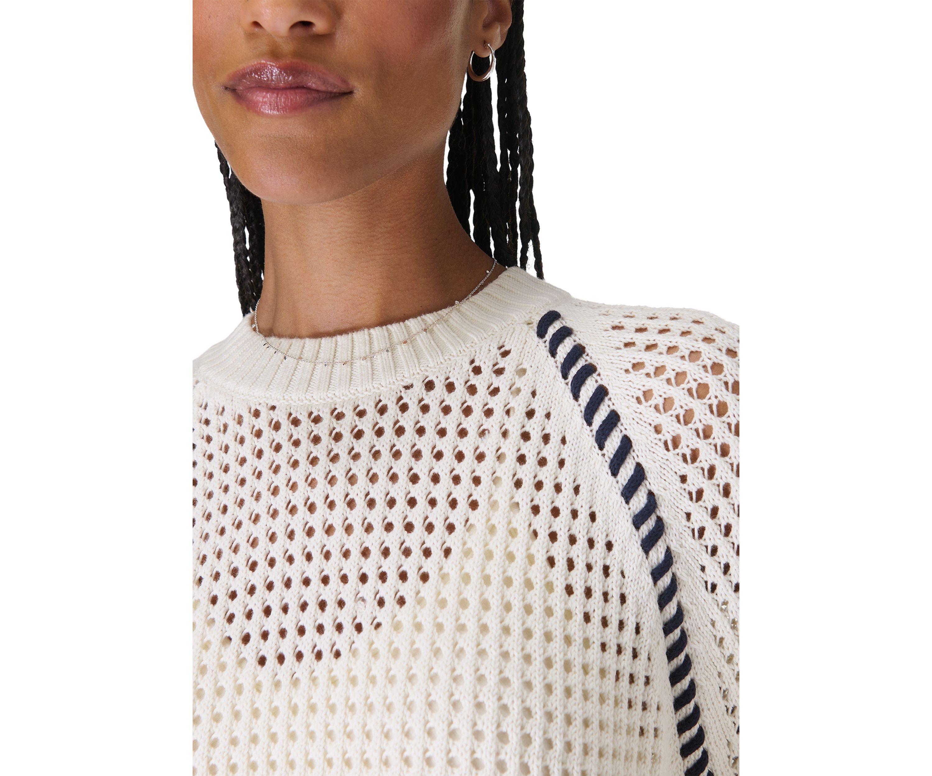 Womens Tides High Whipstitch Sweater