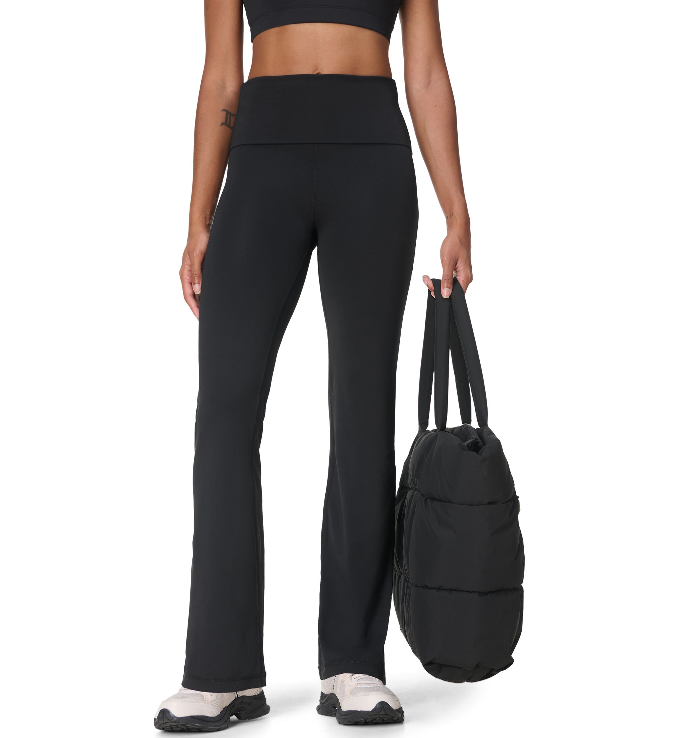 Womens All Day Foldover Waist Pants