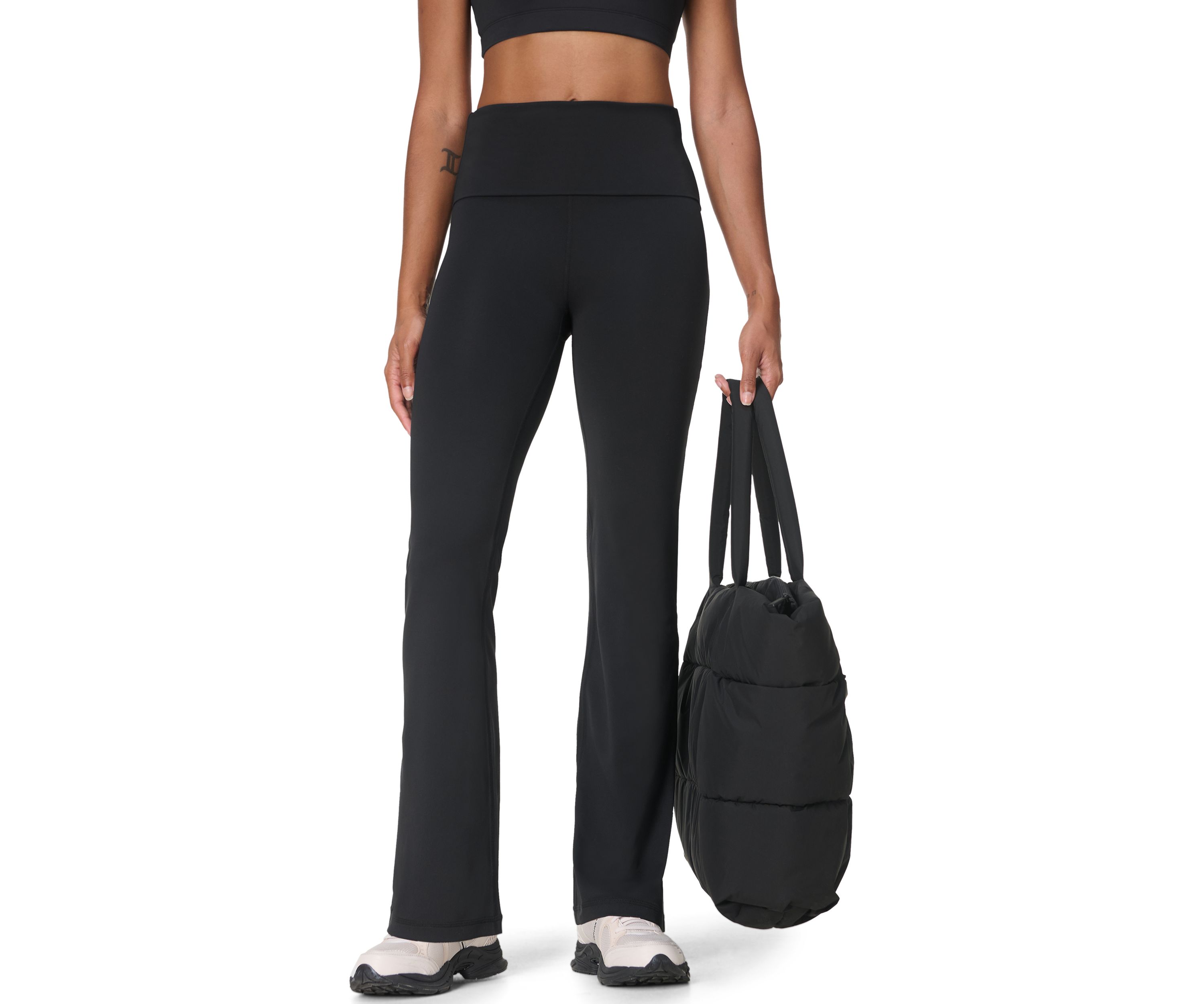 Womens All Day Foldover Waist Pants