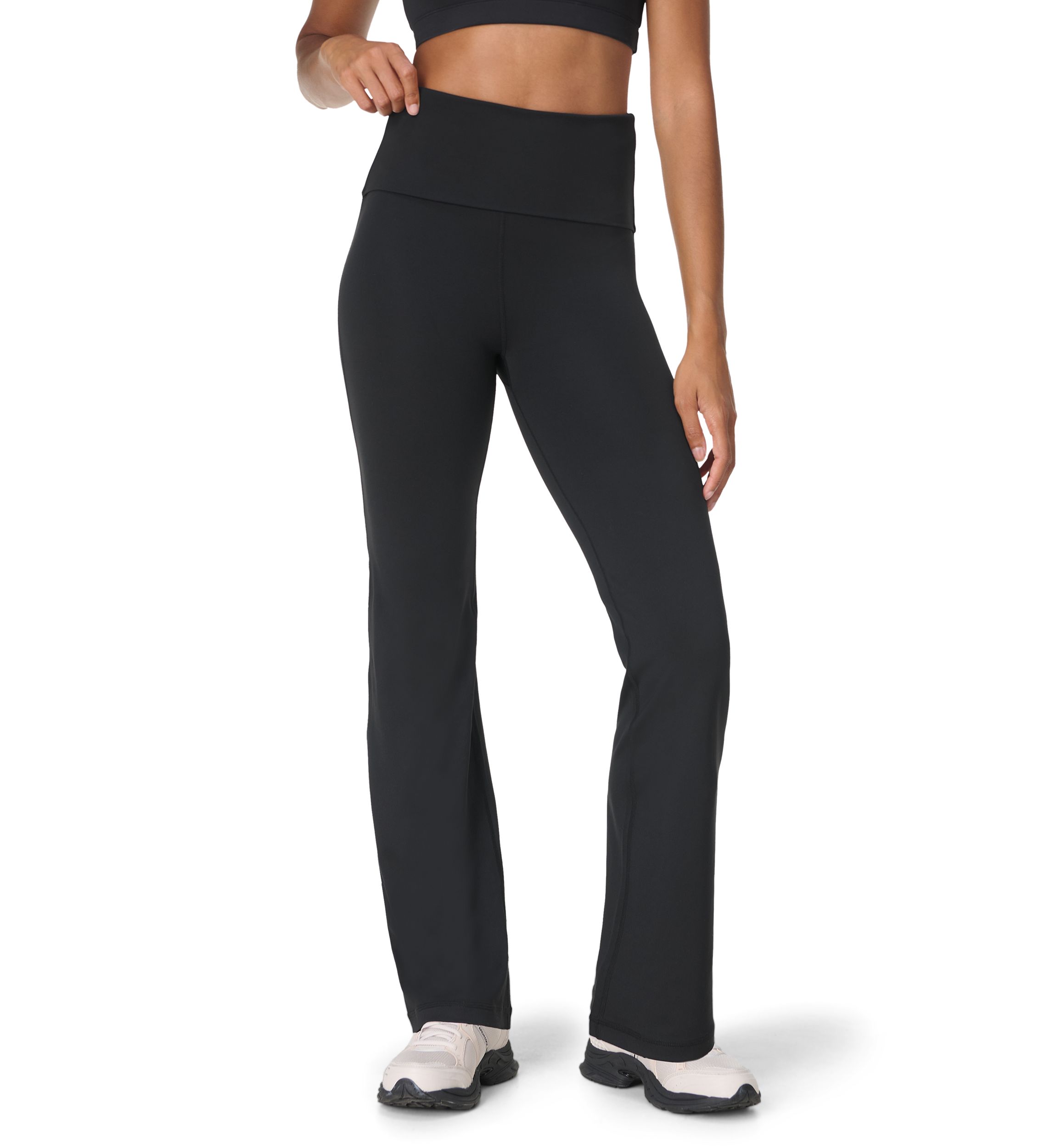Womens All Day Foldover Waist Pants