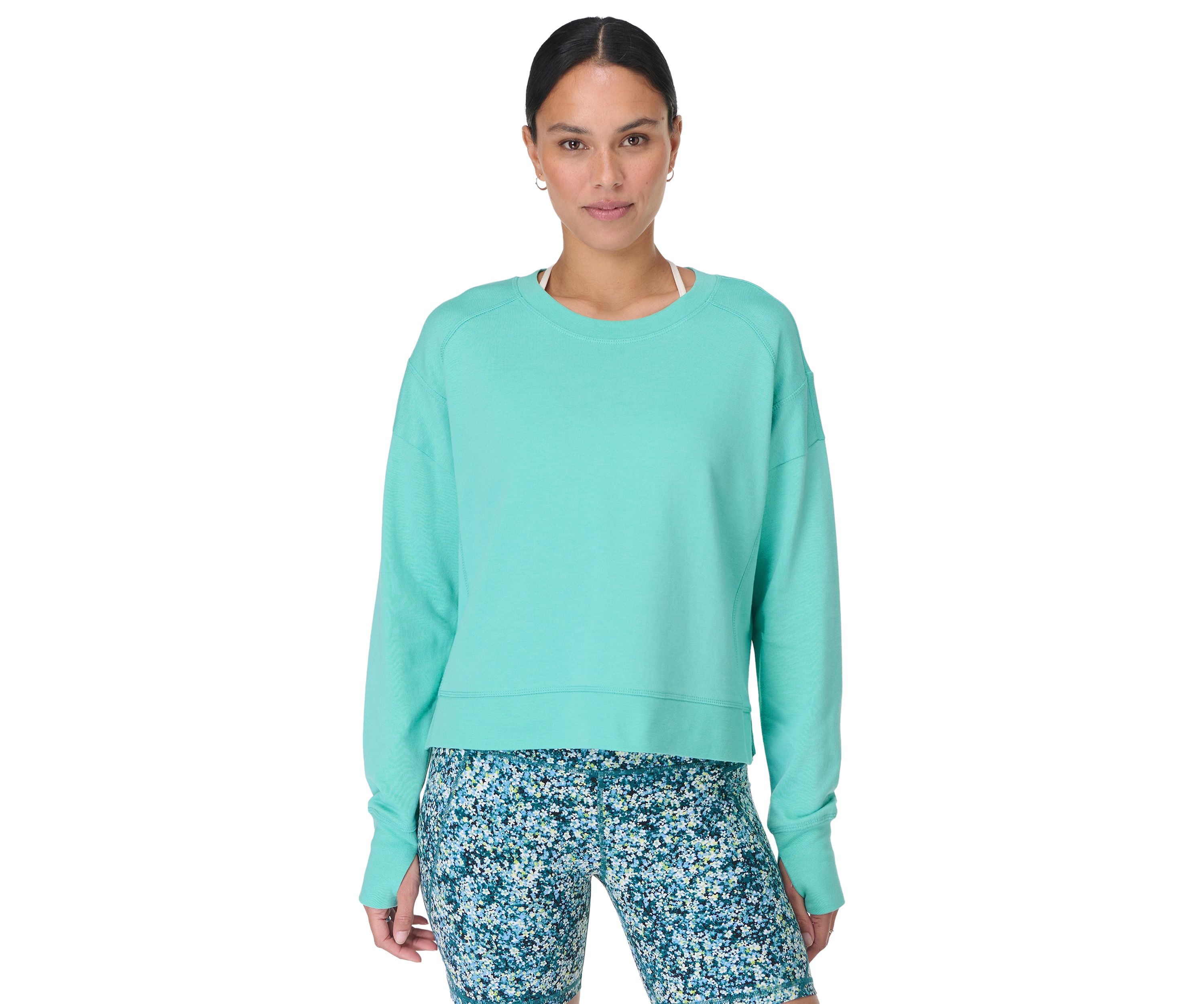 Womens After Class Crop Sweatshirt