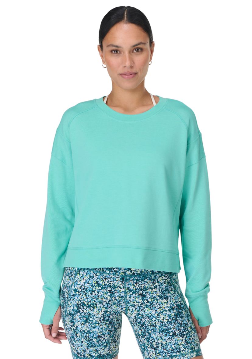 Womens After Class Crop Sweatshirt