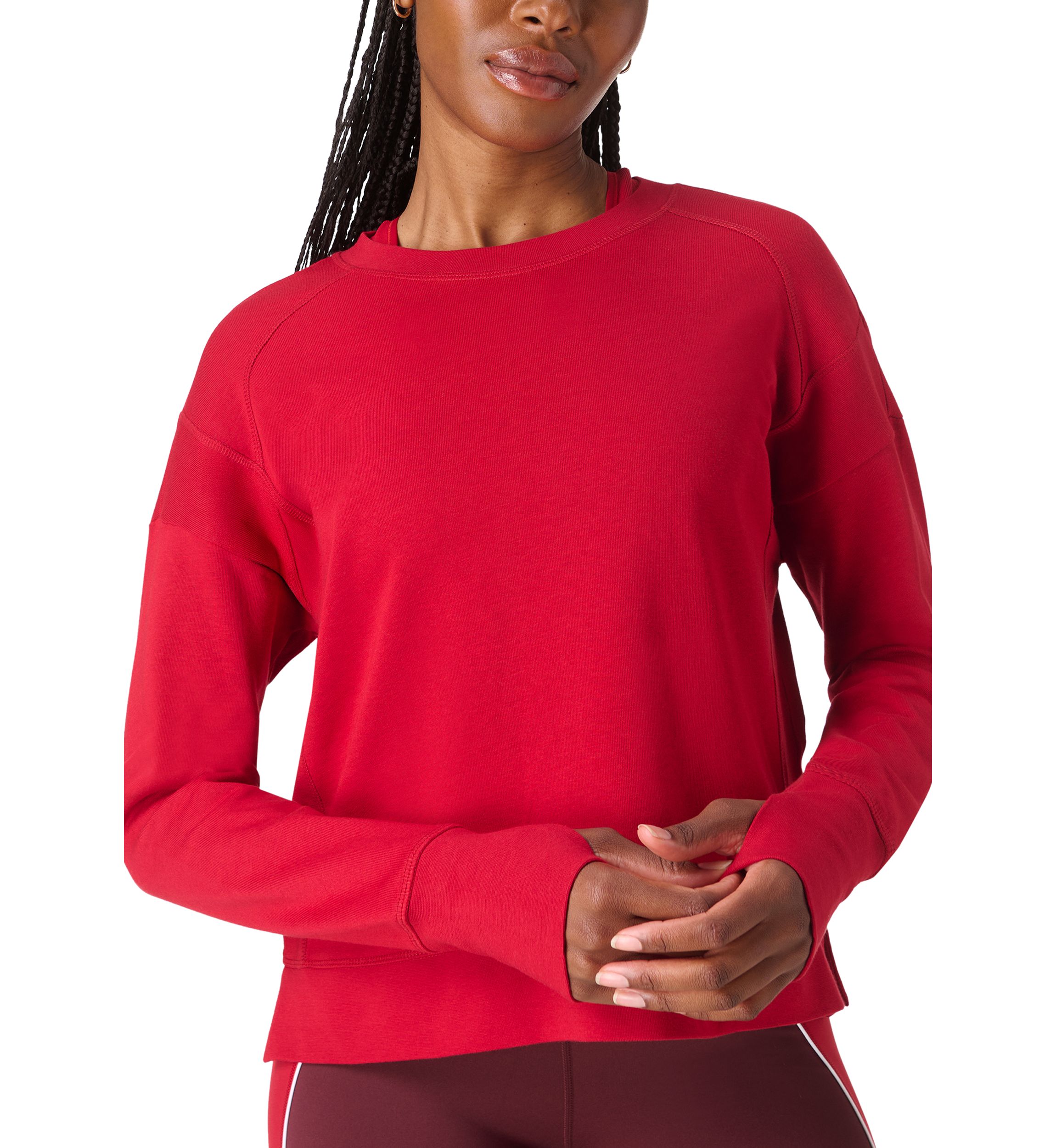 Womens After Class Cropped Sweatshirt