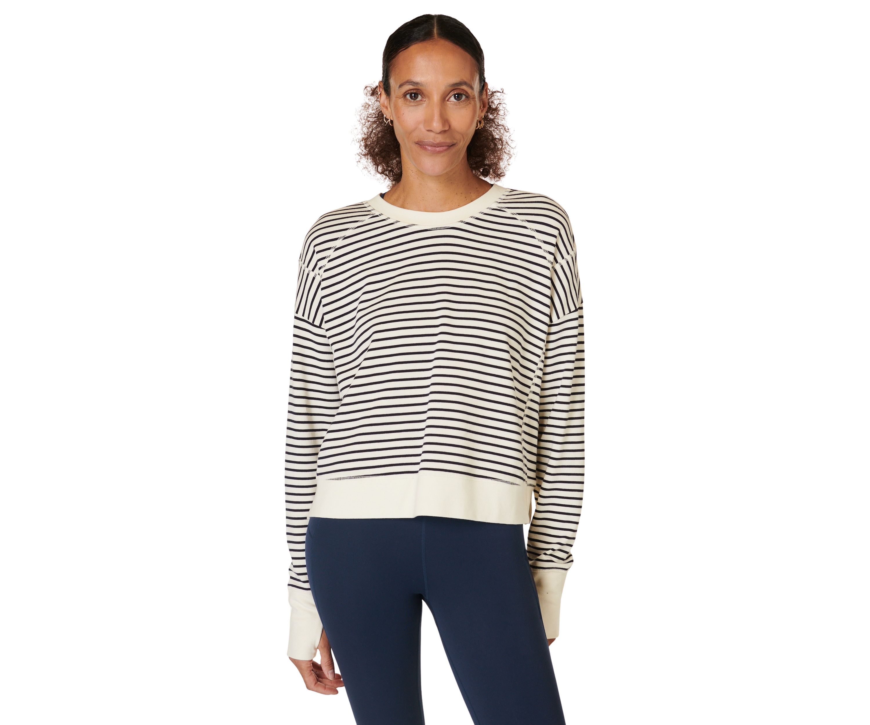 Womens After Class Cropped Sweatshirt
