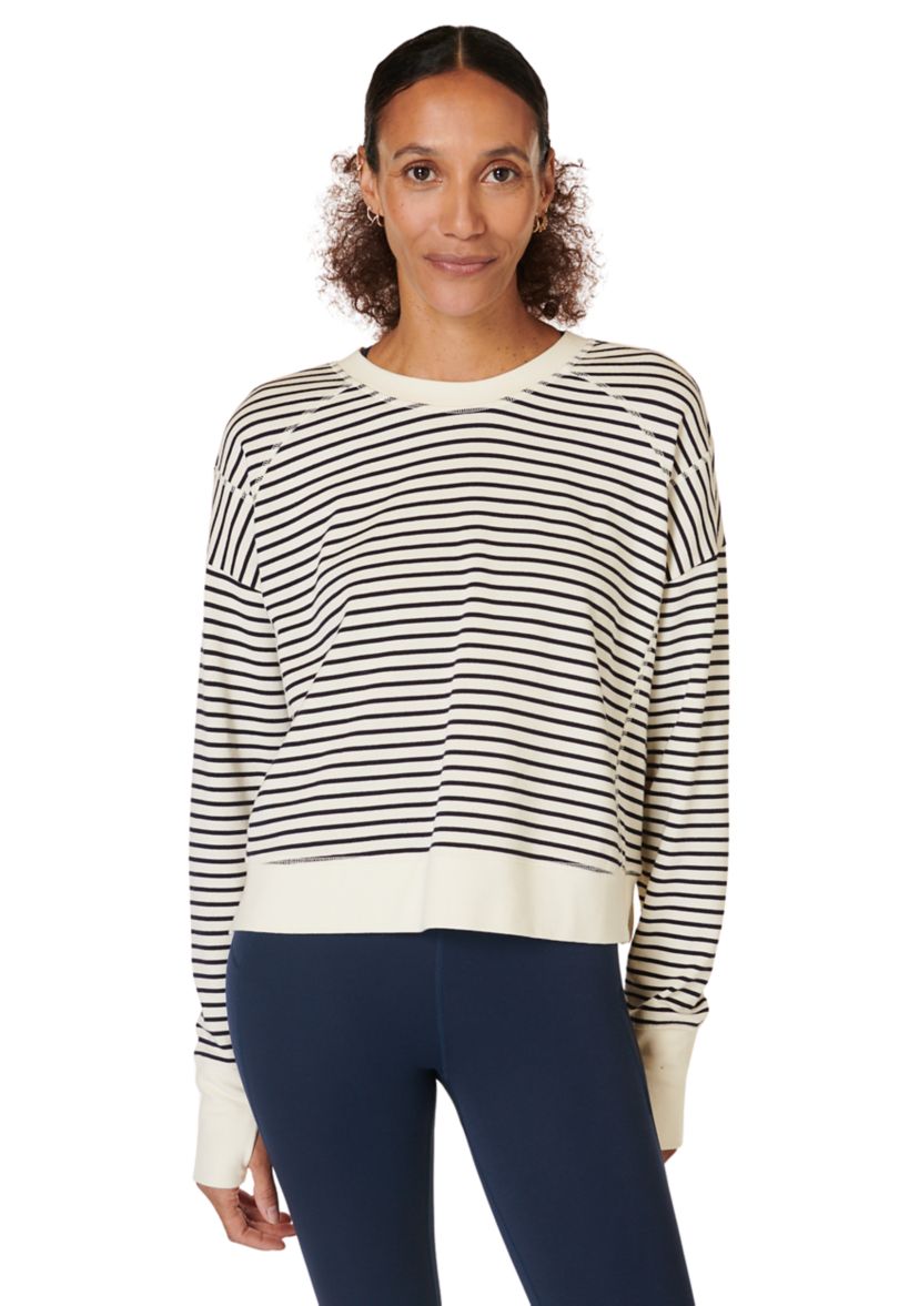 Womens After Class Cropped Sweatshirt