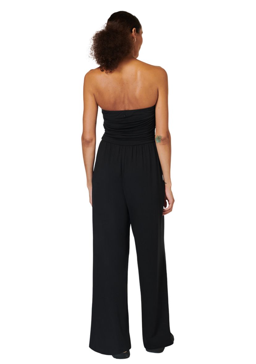 Womens Modal Wide Leg Jumpsuit