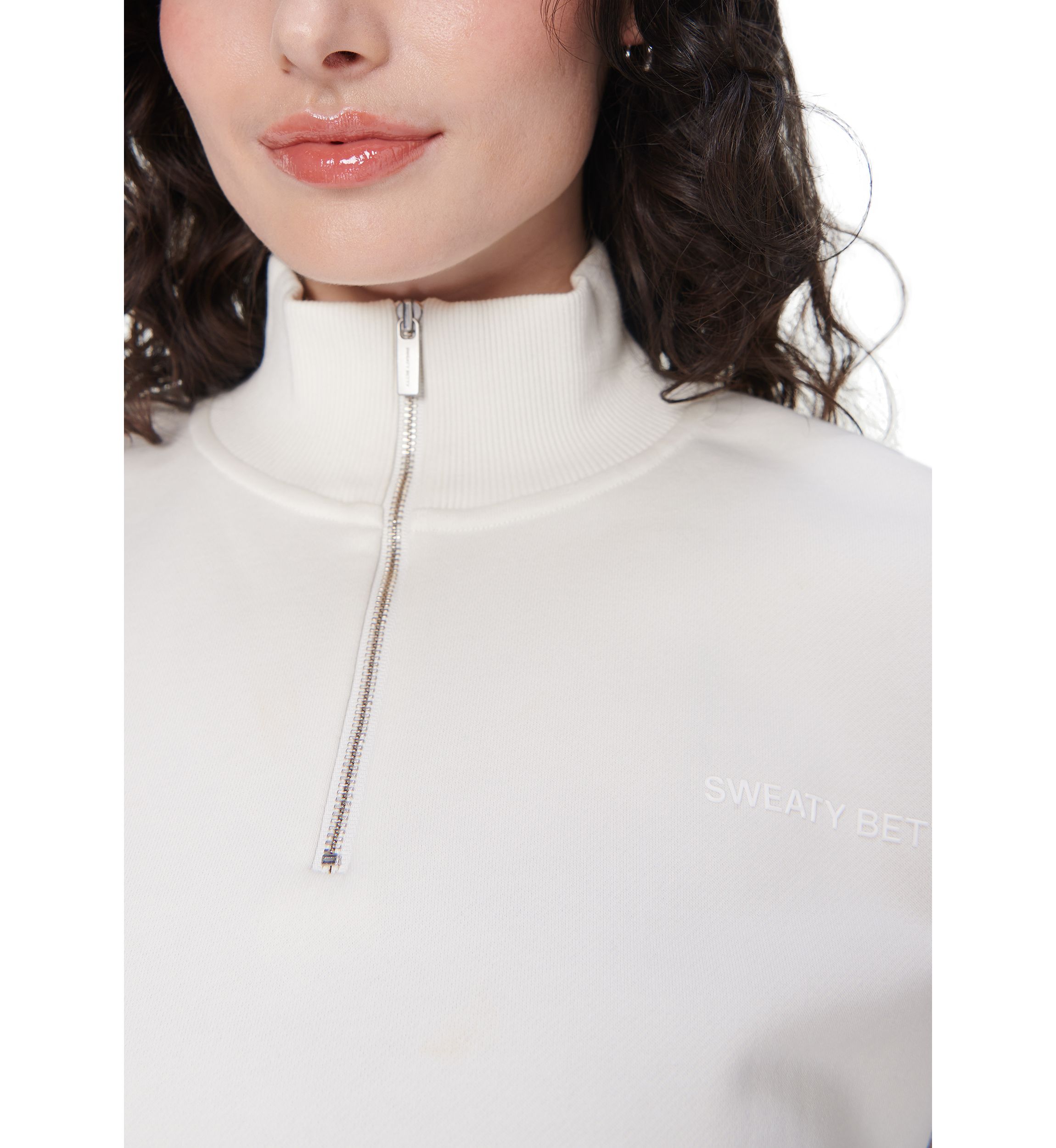 Revive Crop Half Zip Sweatshirt