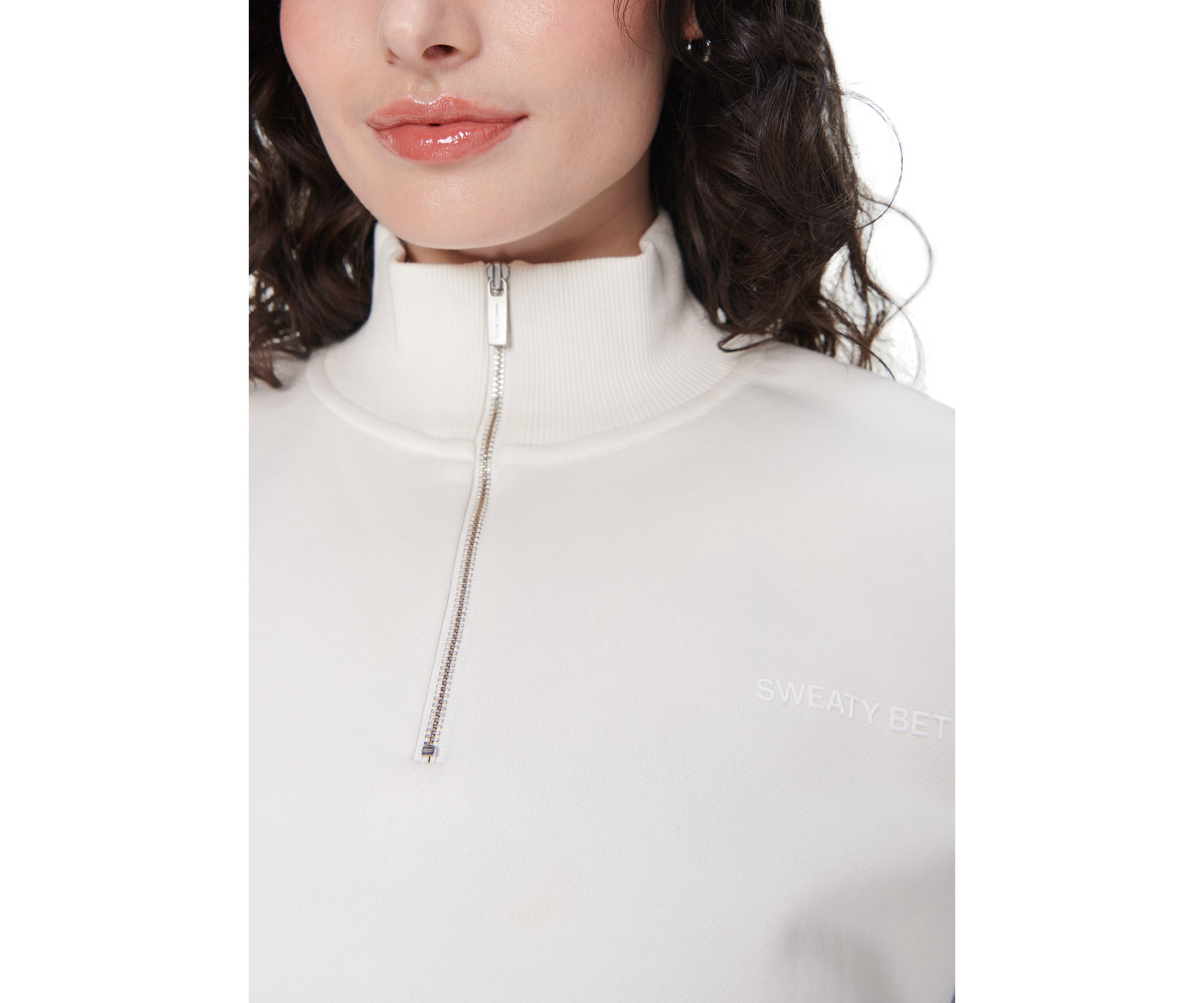 Revive Crop Half Zip Sweatshirt
