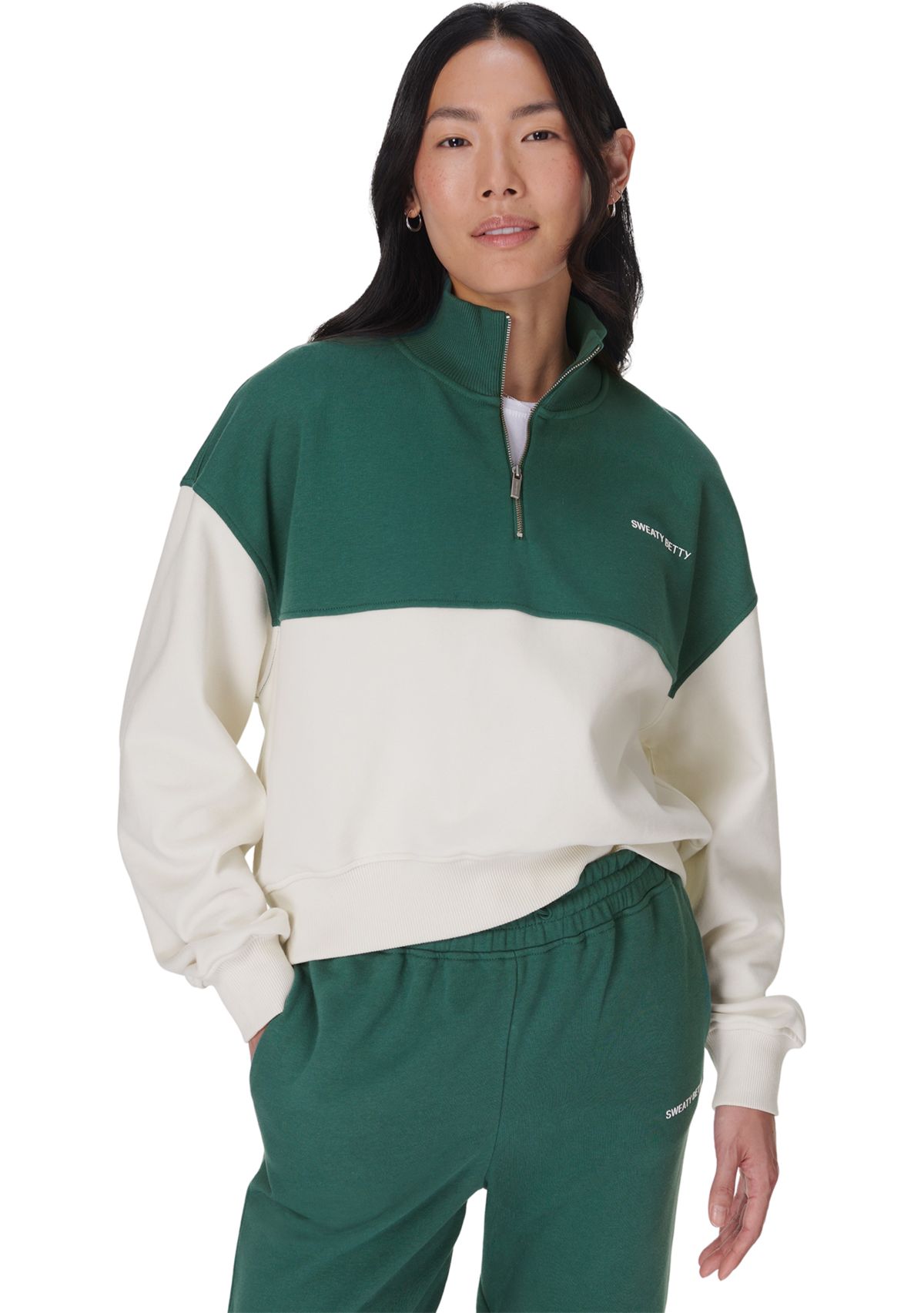 Revive Crop Half Zip Pullover