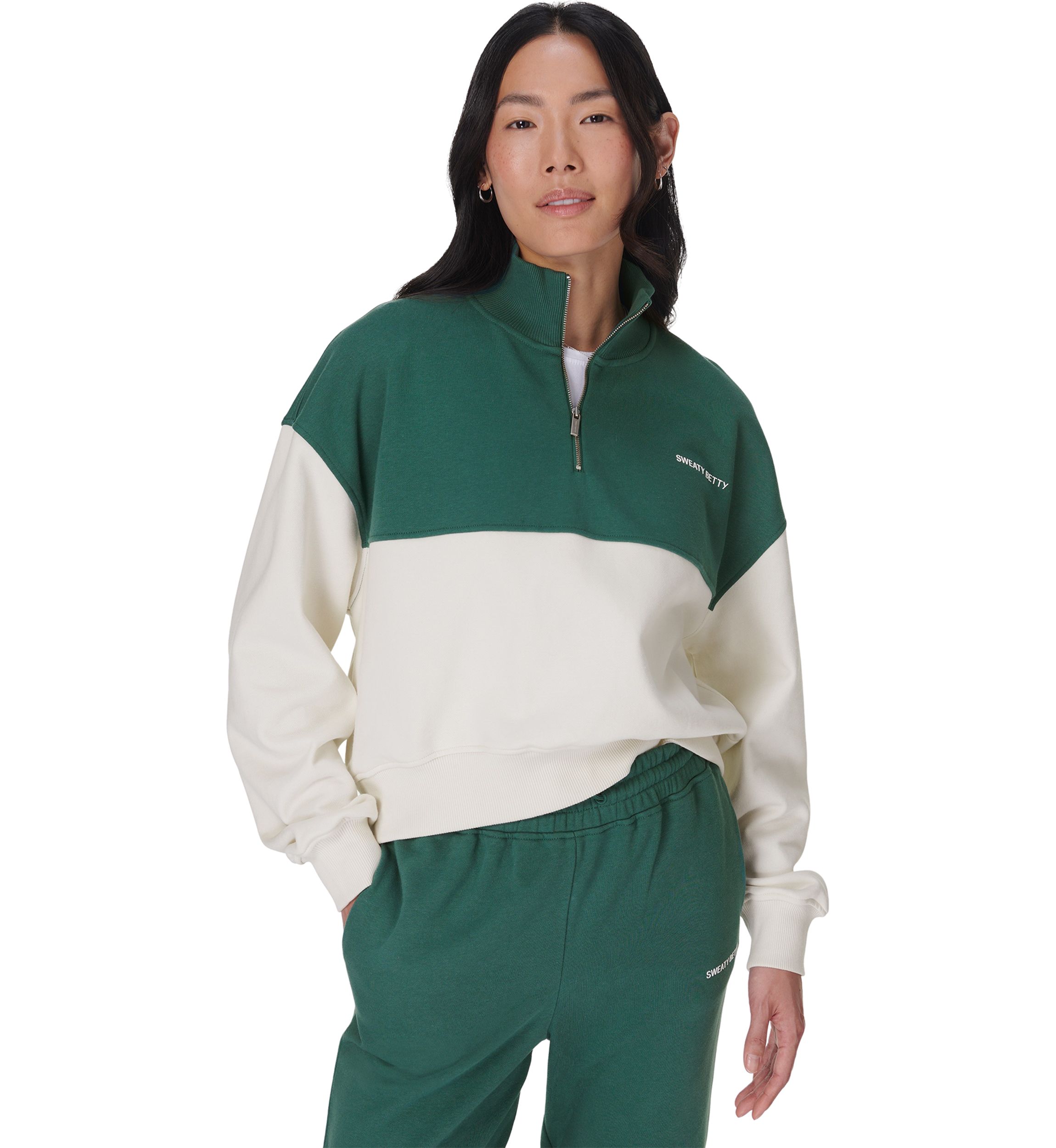 Revive Crop Half Zip Pullover