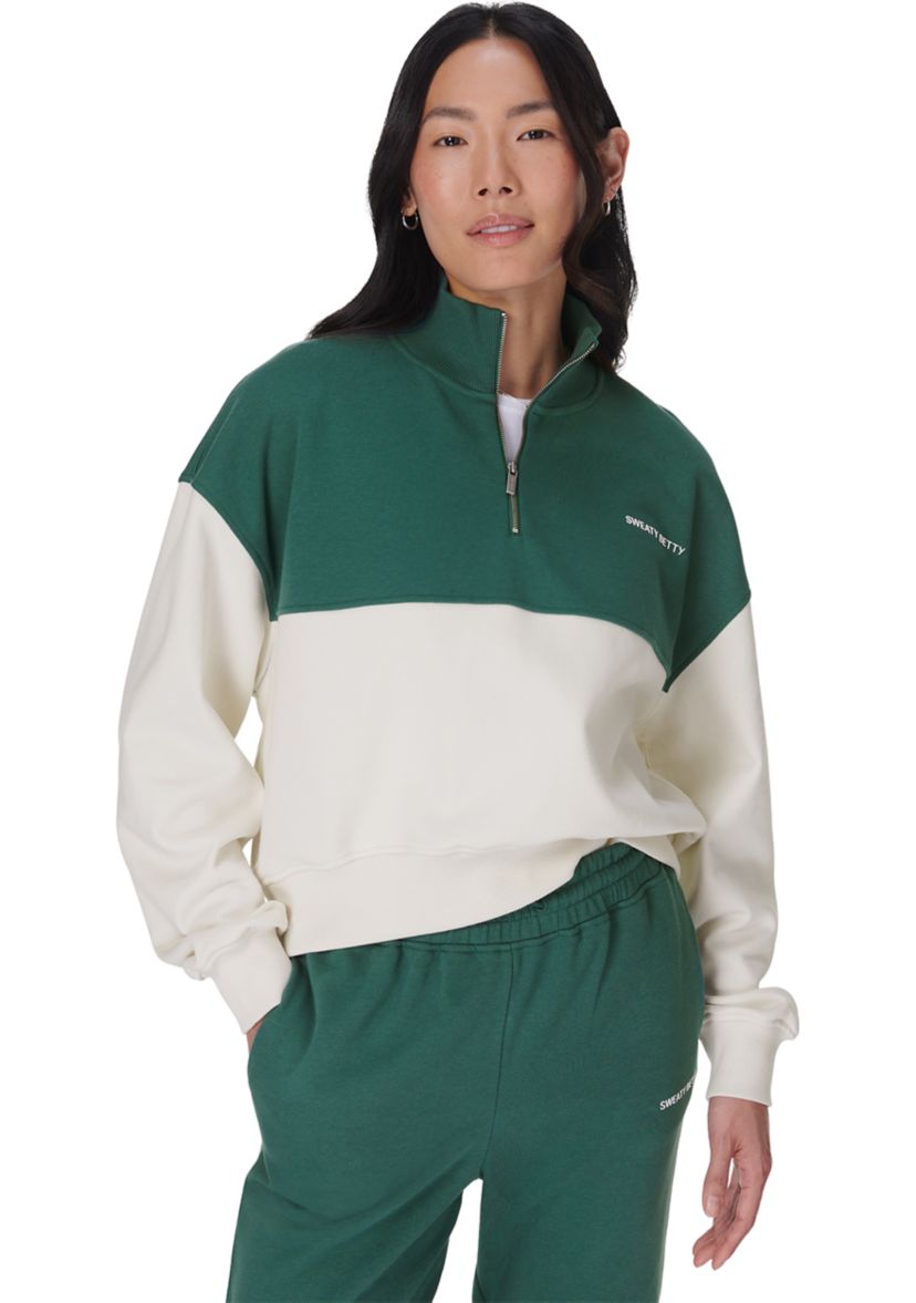 Revive Crop Half Zip Pullover