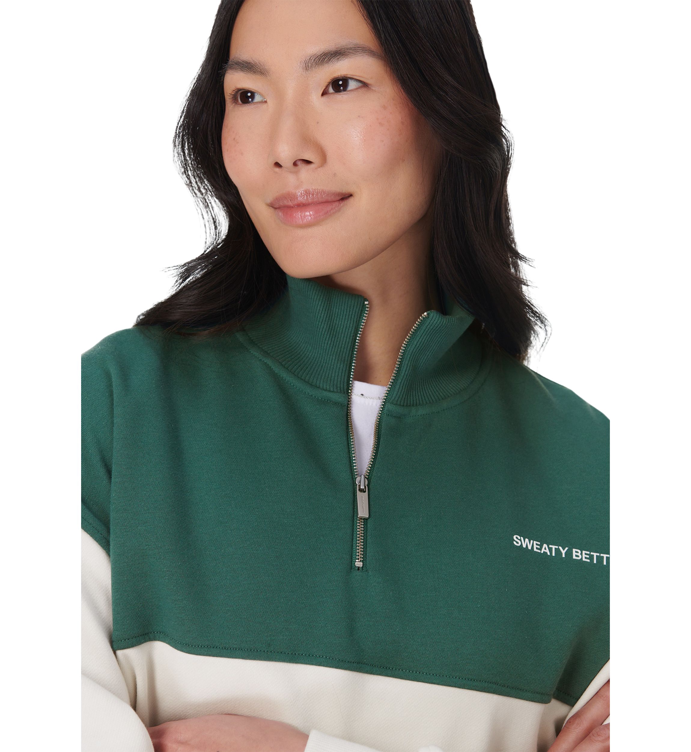 Revive Crop Half Zip Pullover