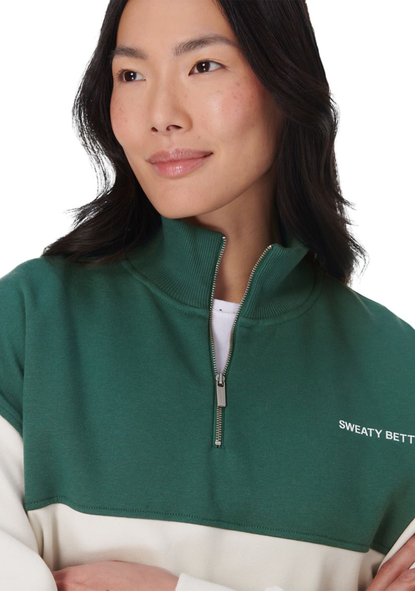 Revive Crop Half Zip Pullover