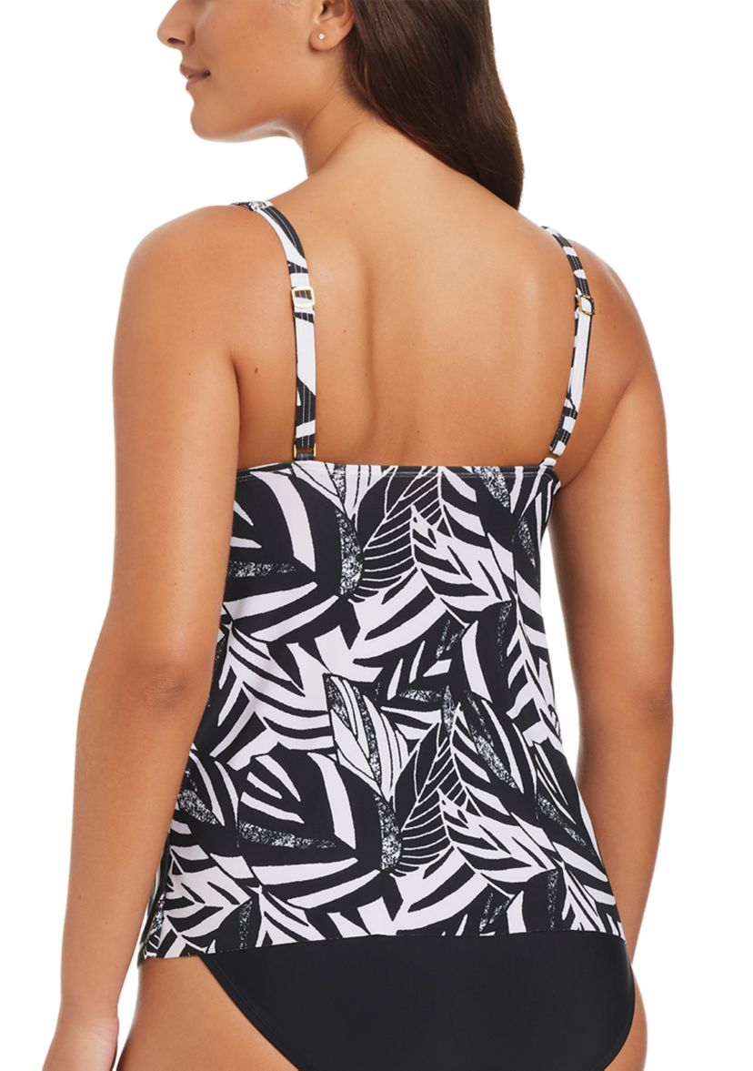 Sharp Observation Cascade Tankini Swim Top 