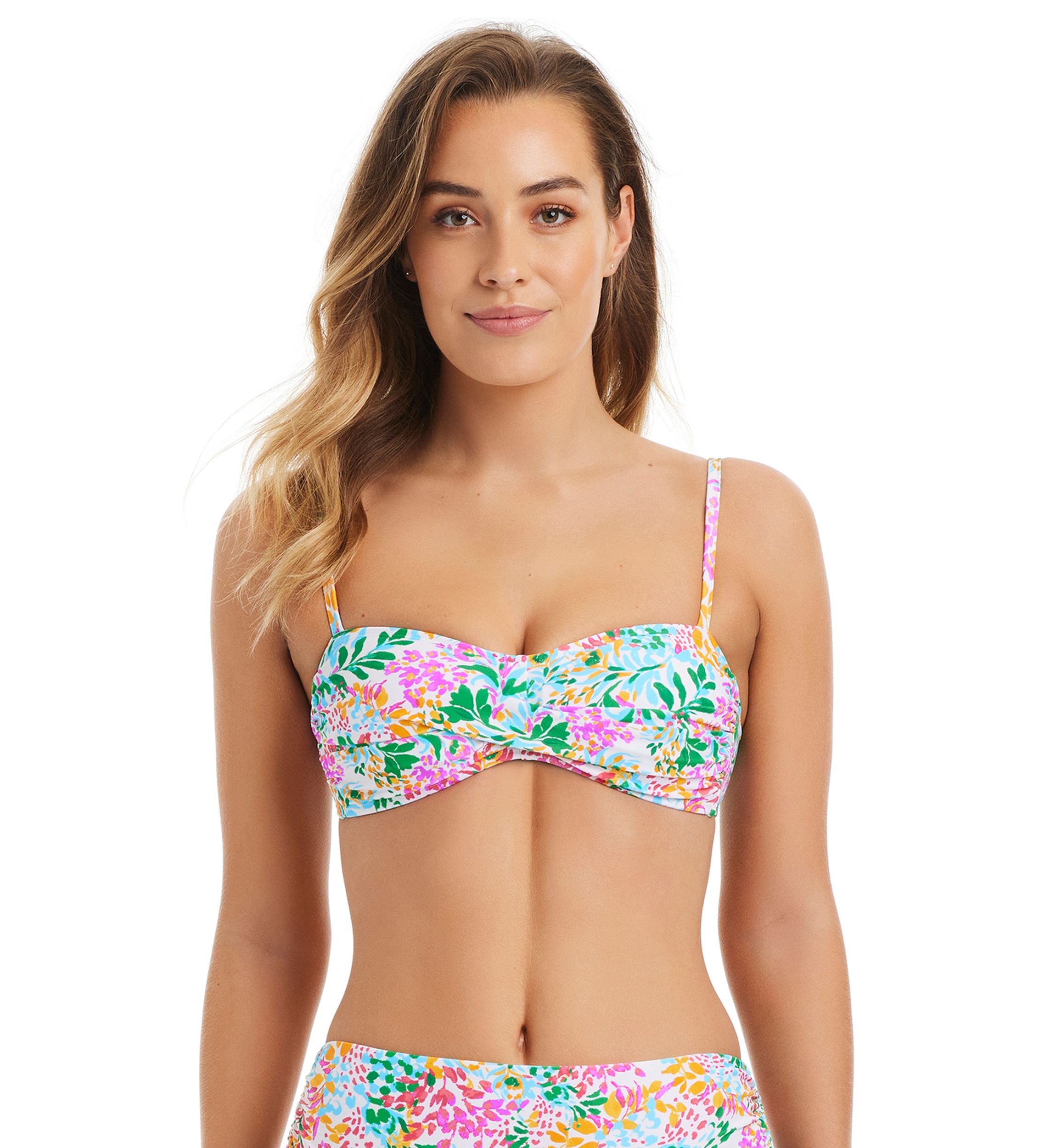 Into the Garden Bandeau Swim Top