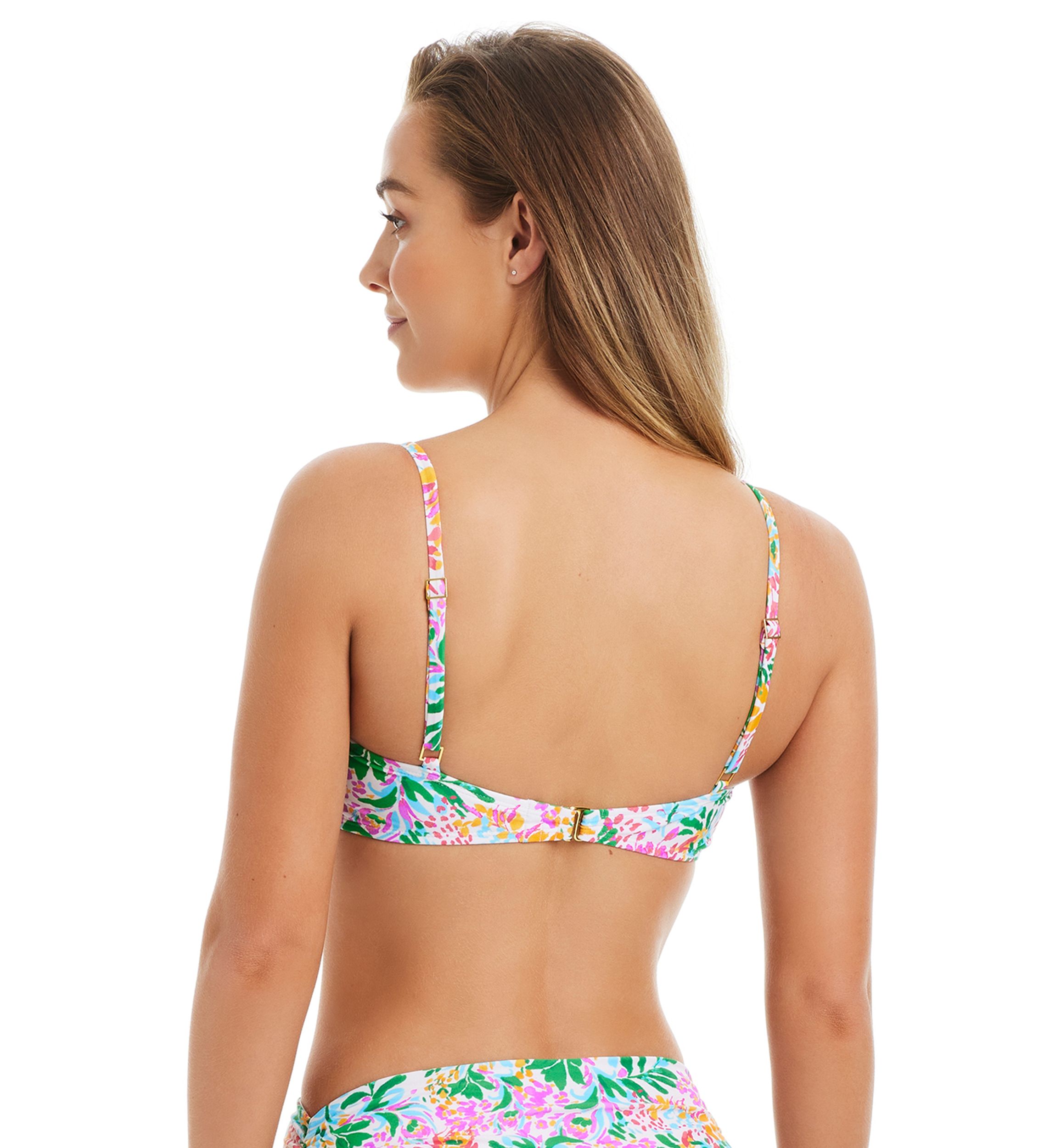 Into the Garden Bandeau Swim Top