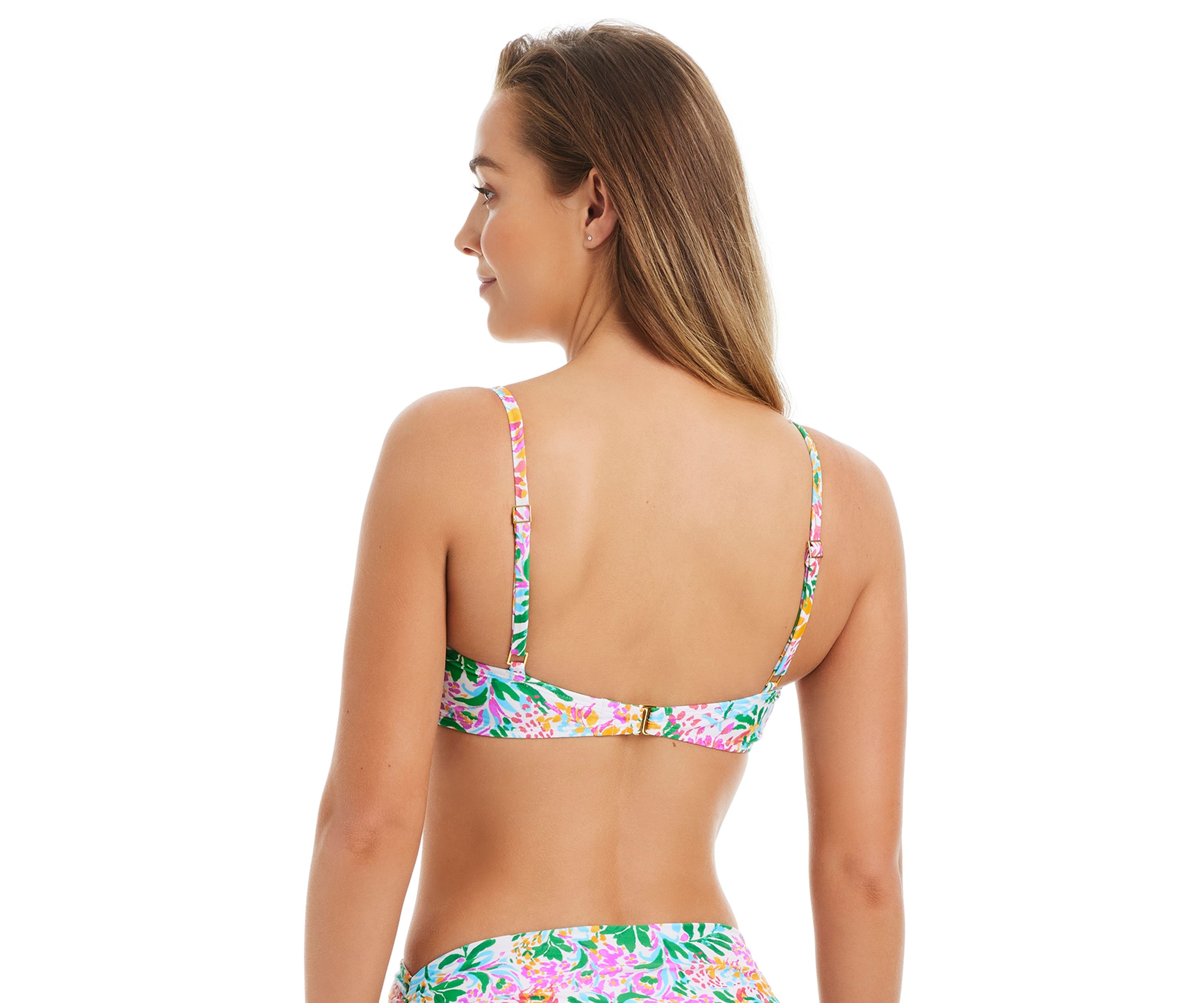Into the Garden Bandeau Swim Top