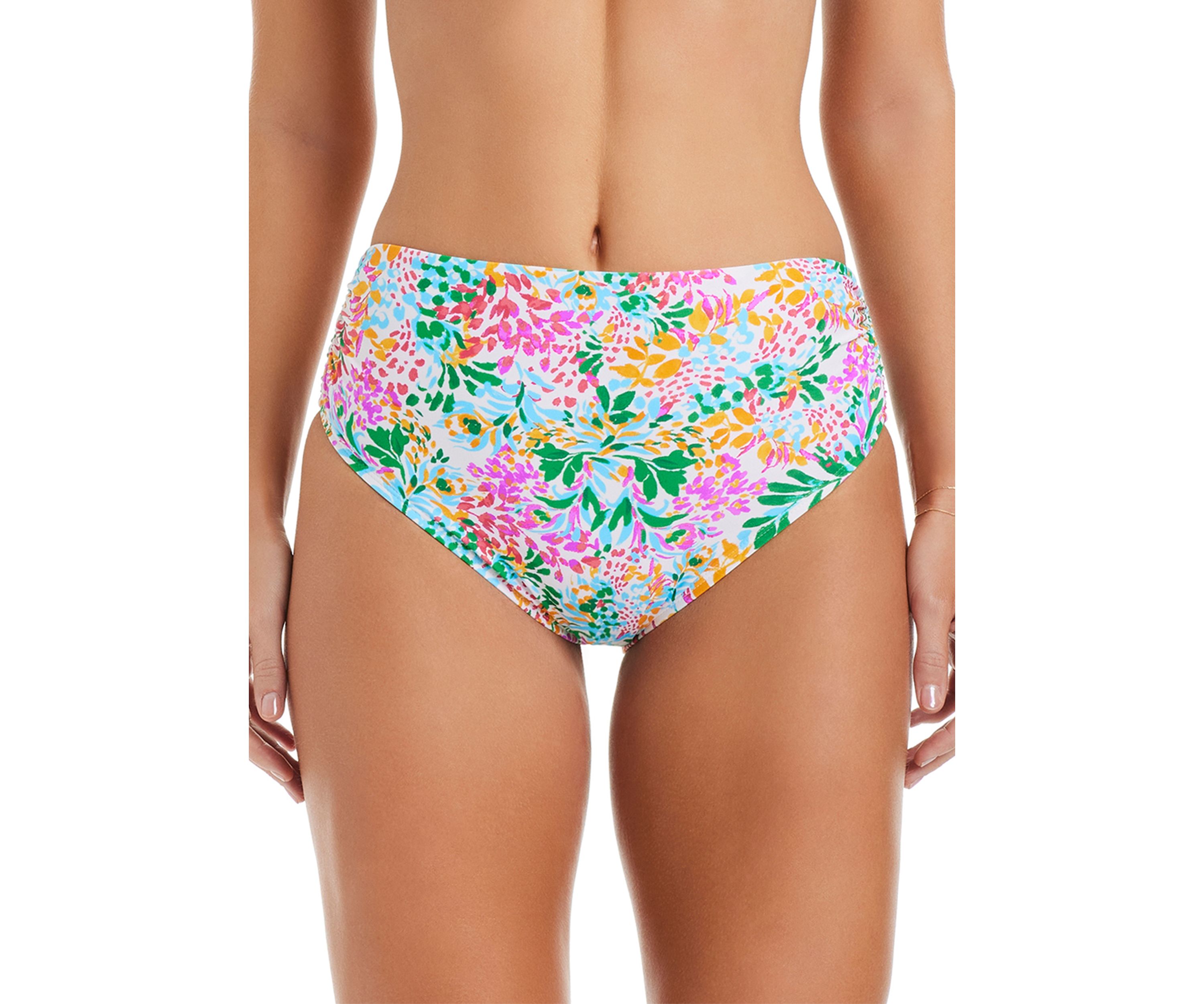 Into the Garden High Waisted Swim Bottoms