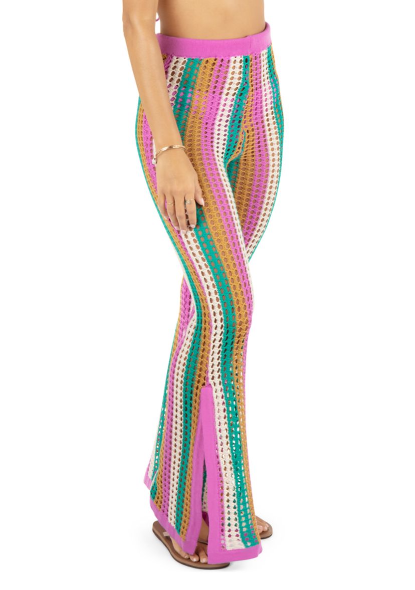 Stripe Crochet Pants