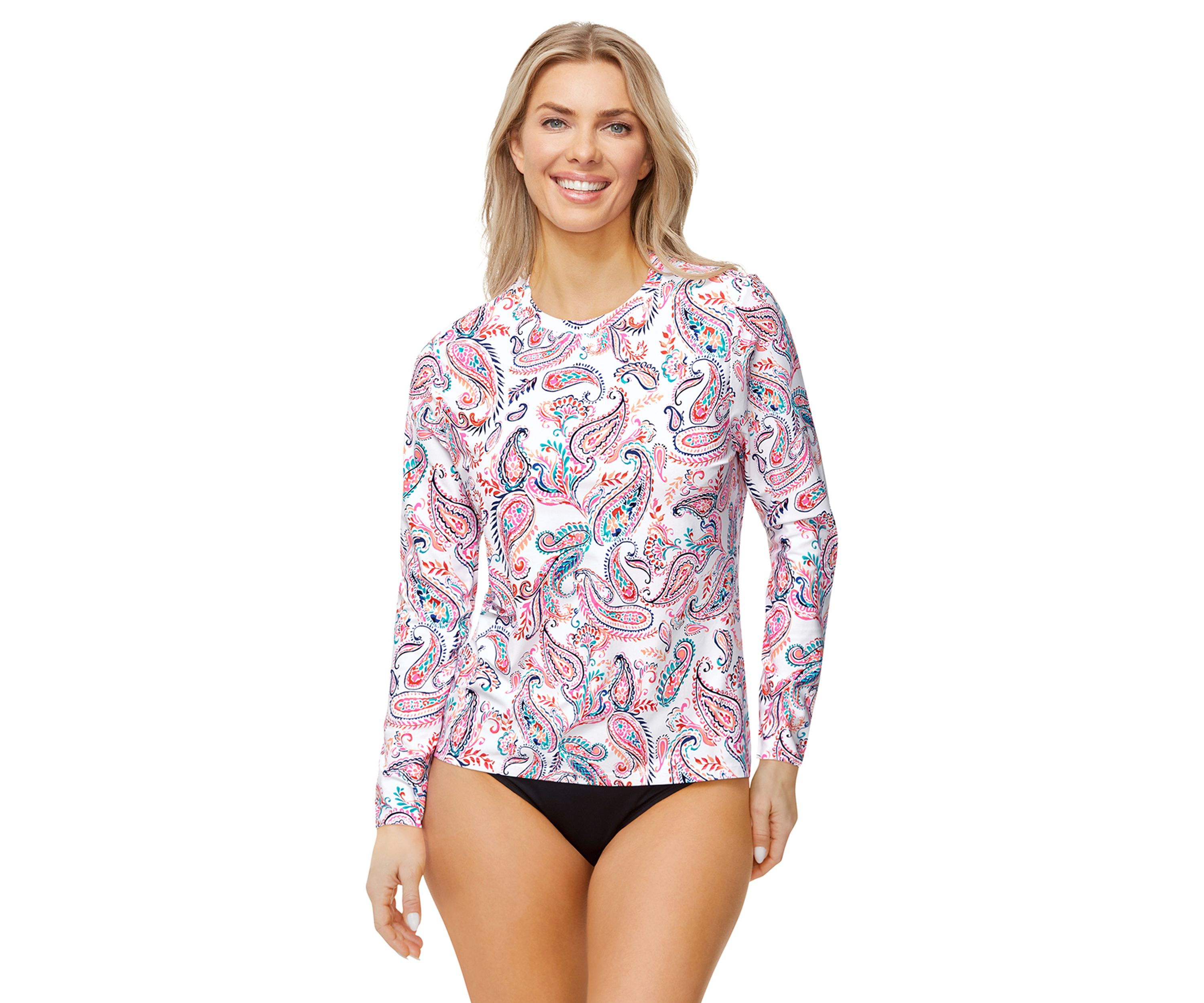 Islad Time Pullover Drop Tail UPF 50 Swim Shirt 