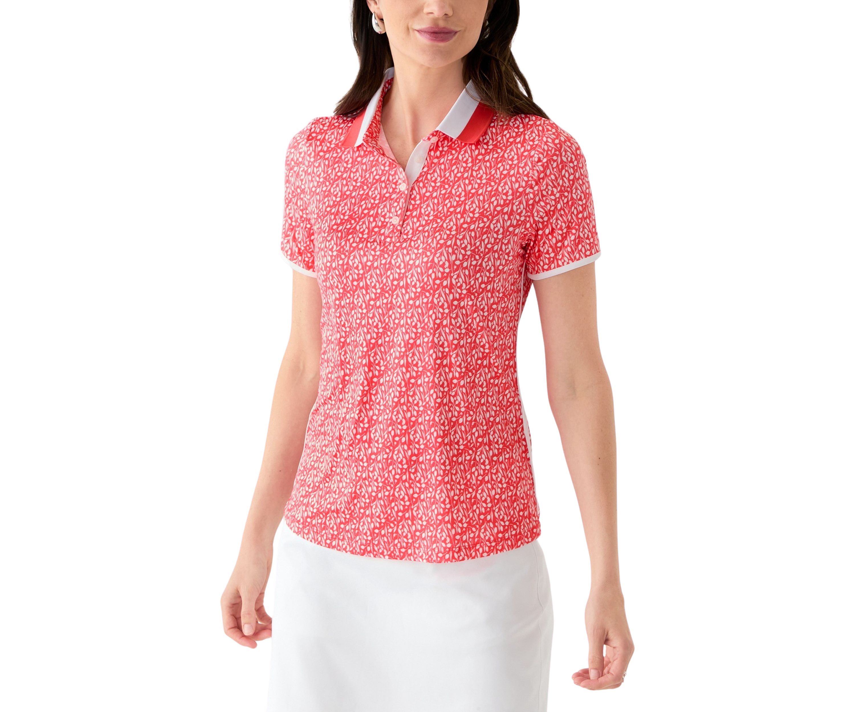 Womens Stella Printed Polo Shirt