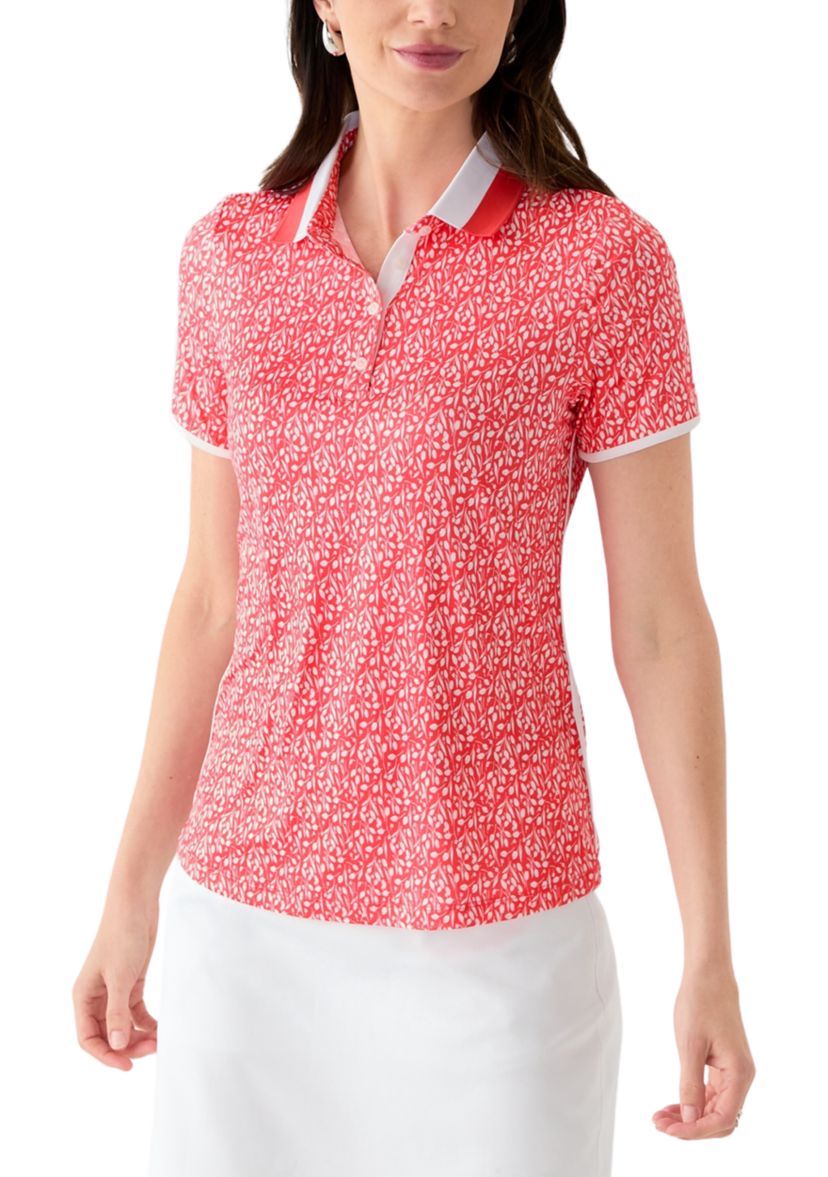 Womens Stella Printed Polo Shirt
