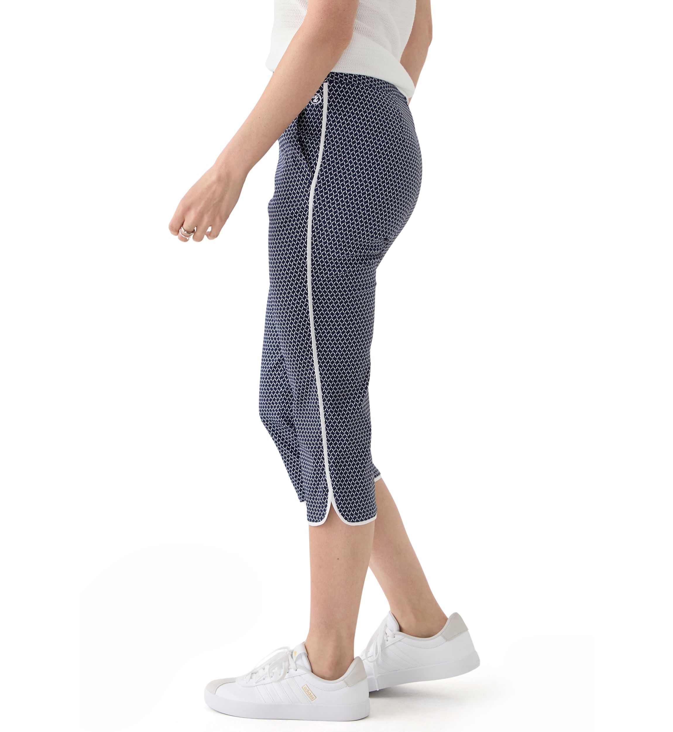 Womens Billie Printed Capri Pants