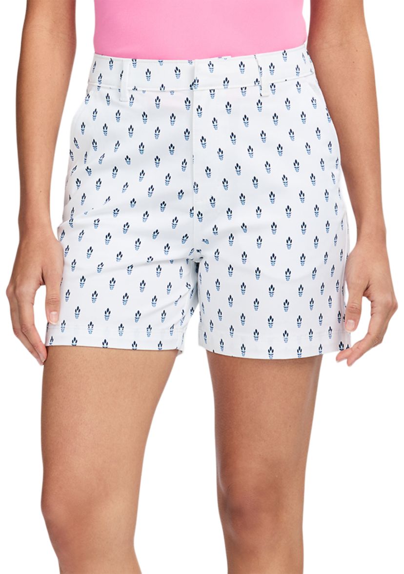 Womens Krystina Printed Twill Shorts