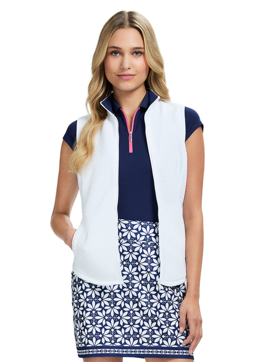 Womens Cassie Quilted Full Zip Vest
