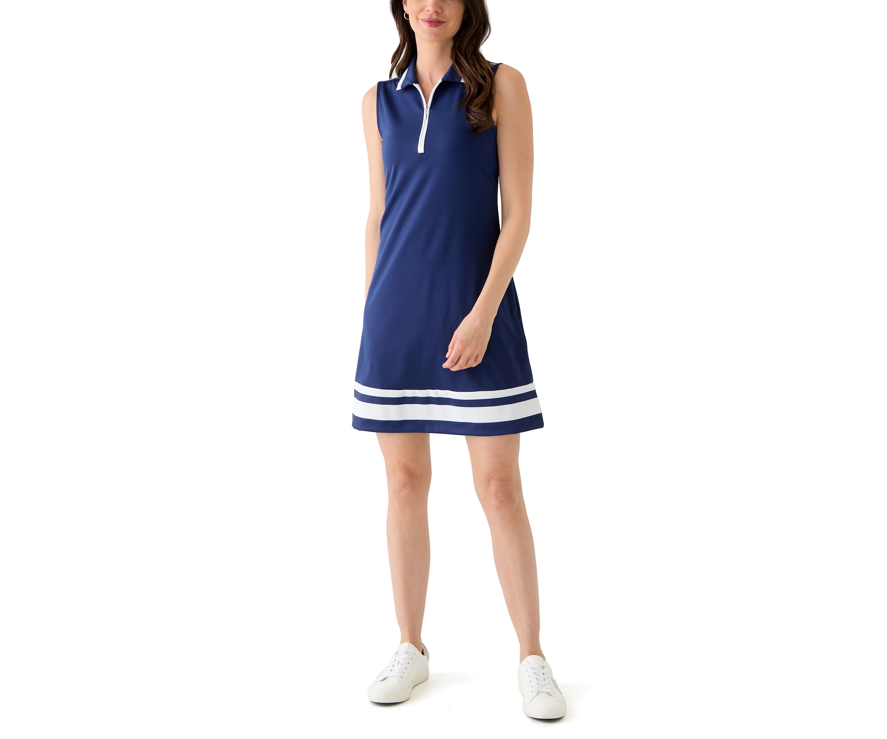 Womens Courtney Zip Dress