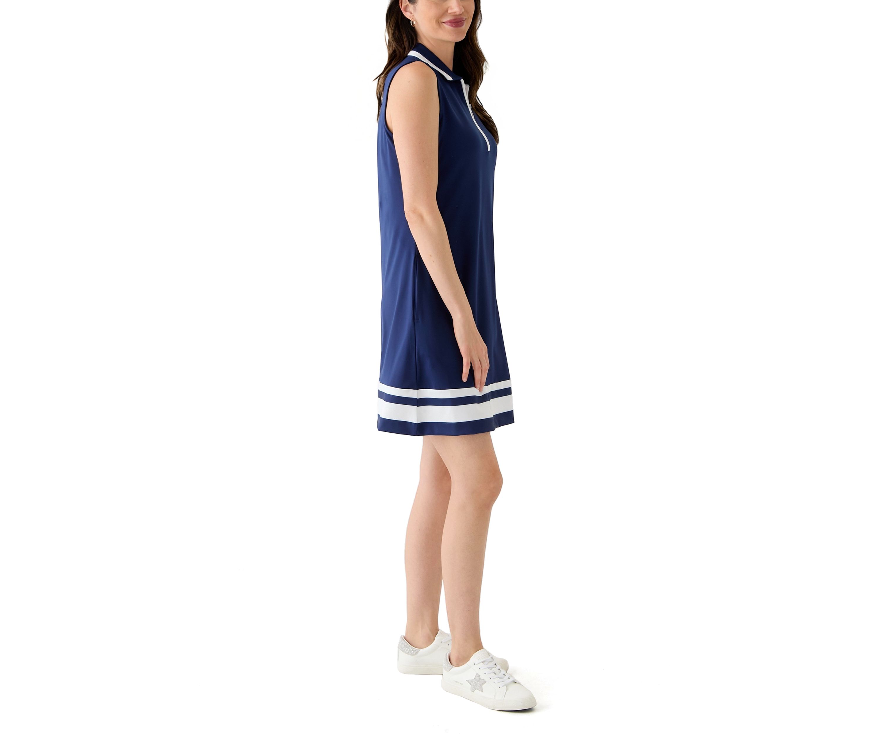 Womens Courtney Zip Dress