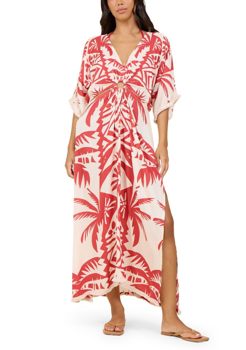 coral pink mermaid dress Melania Maxi Dress - Coral Pink