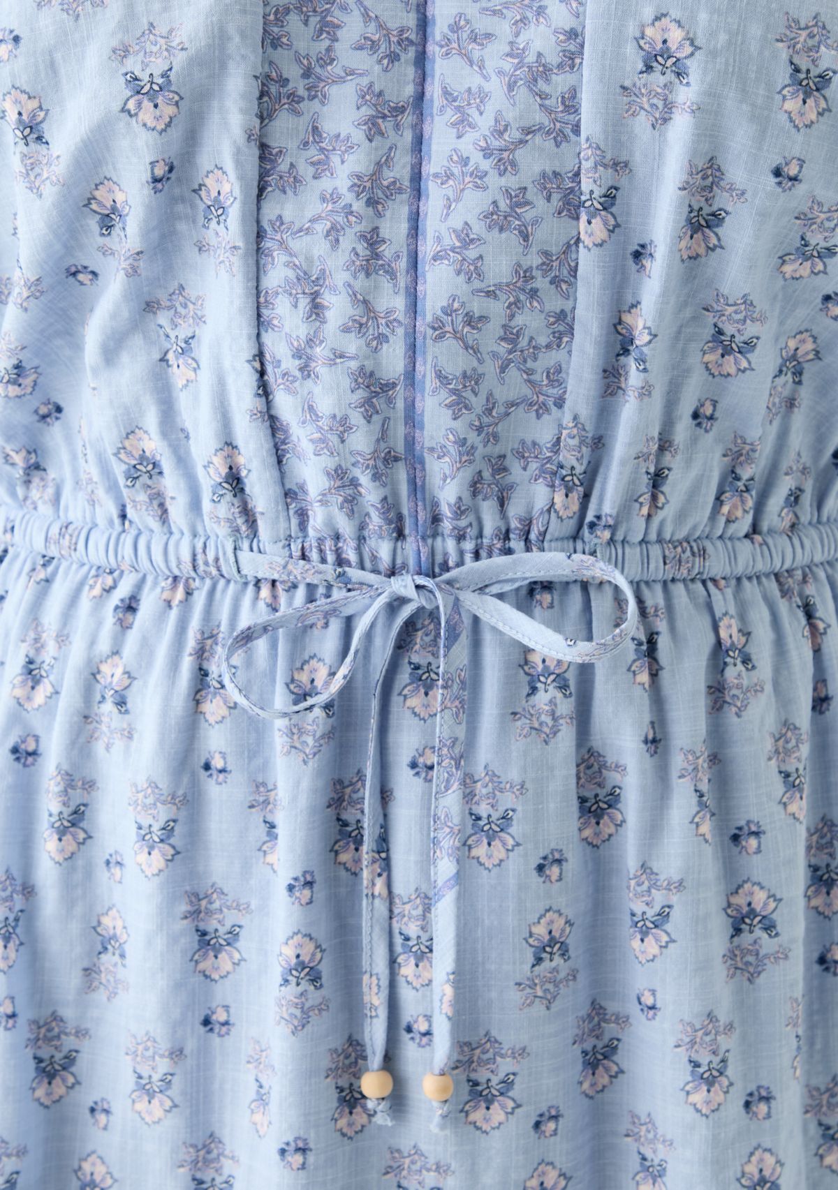 Plus Size Flutter Sleeve Twin Print Tiered Midi Dress