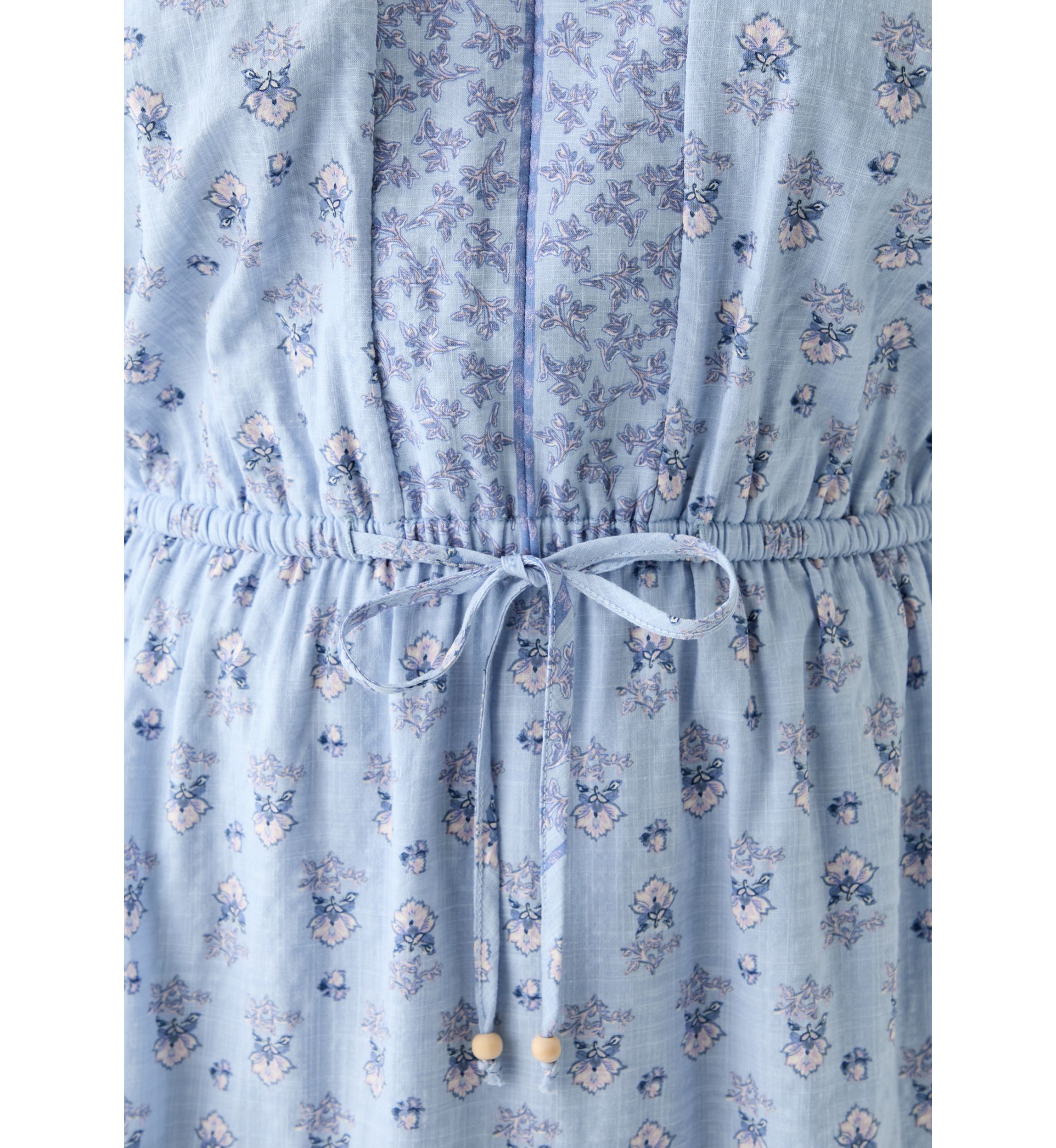 Plus Size Flutter Sleeve Twin Print Tiered Midi Dress