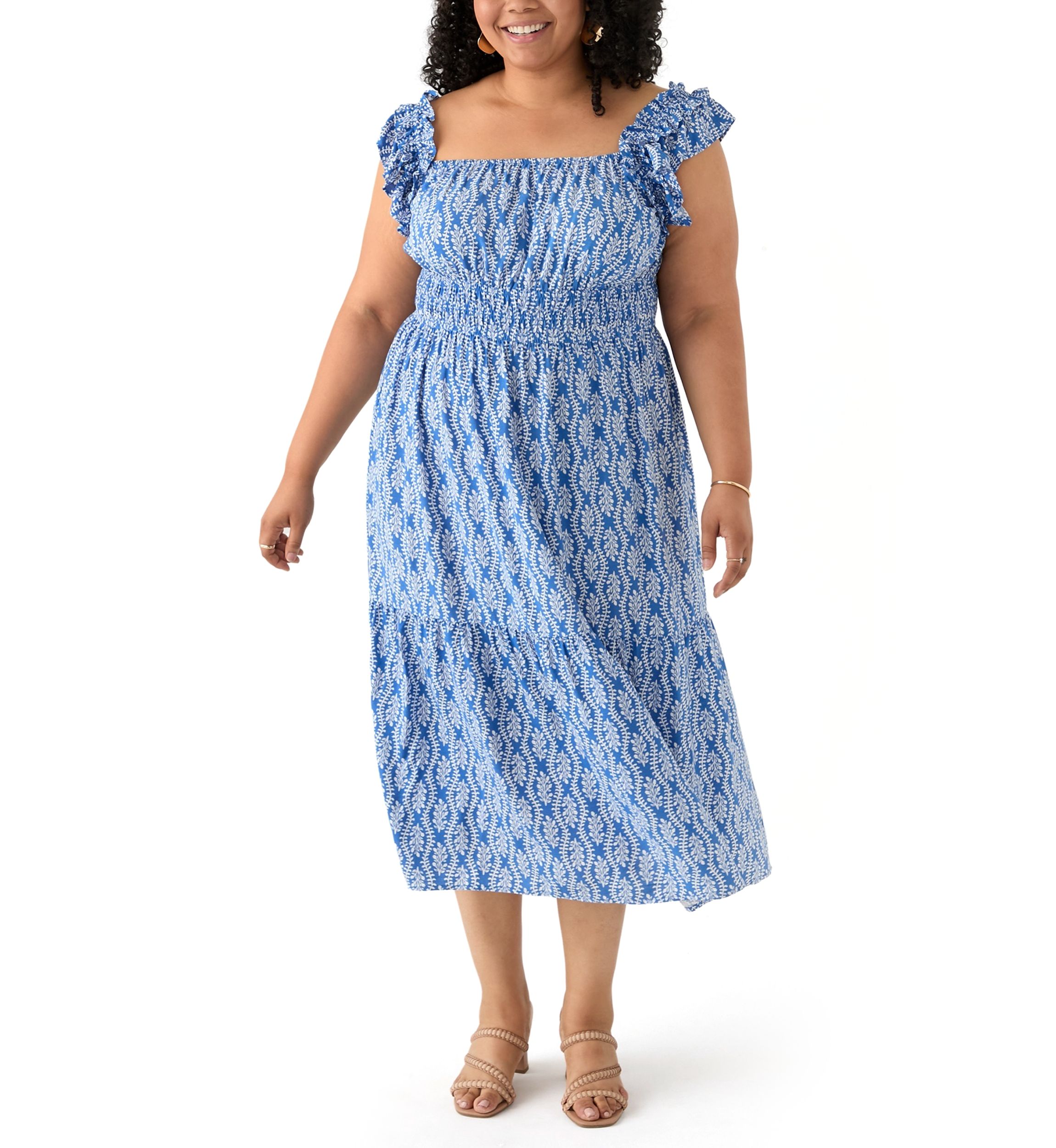 Plus Size Sleeveless Maxi Dress