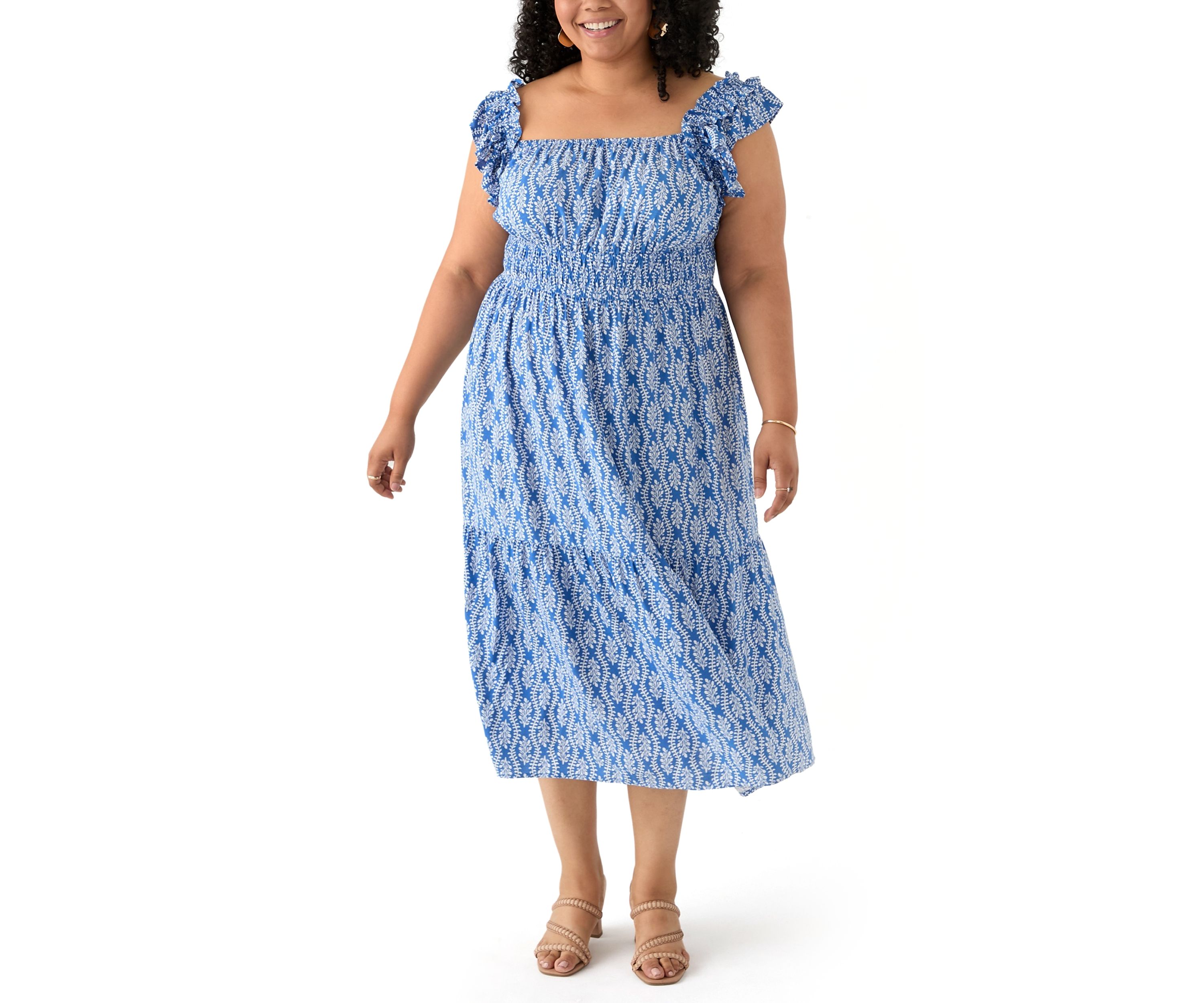 Plus Size Sleeveless Maxi Dress