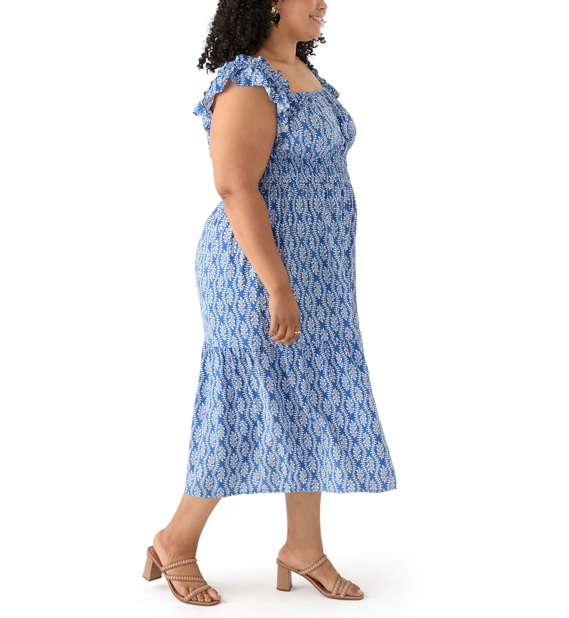 Plus Size Sleeveless Maxi Dress