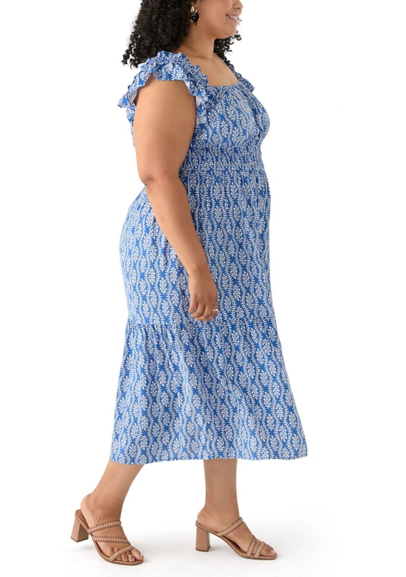 Plus Size Sleeveless Maxi Dress