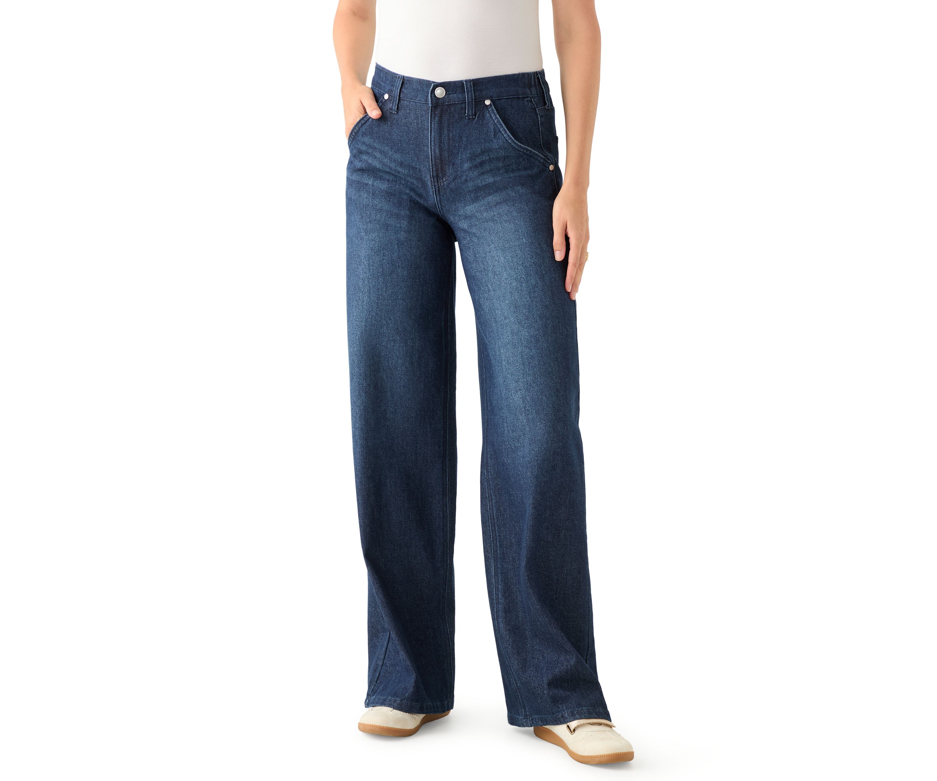 Womens Super Wide Leg Trousers