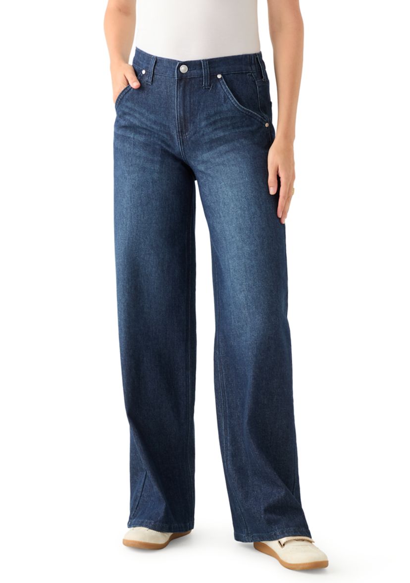 Womens Super Wide Leg Trousers