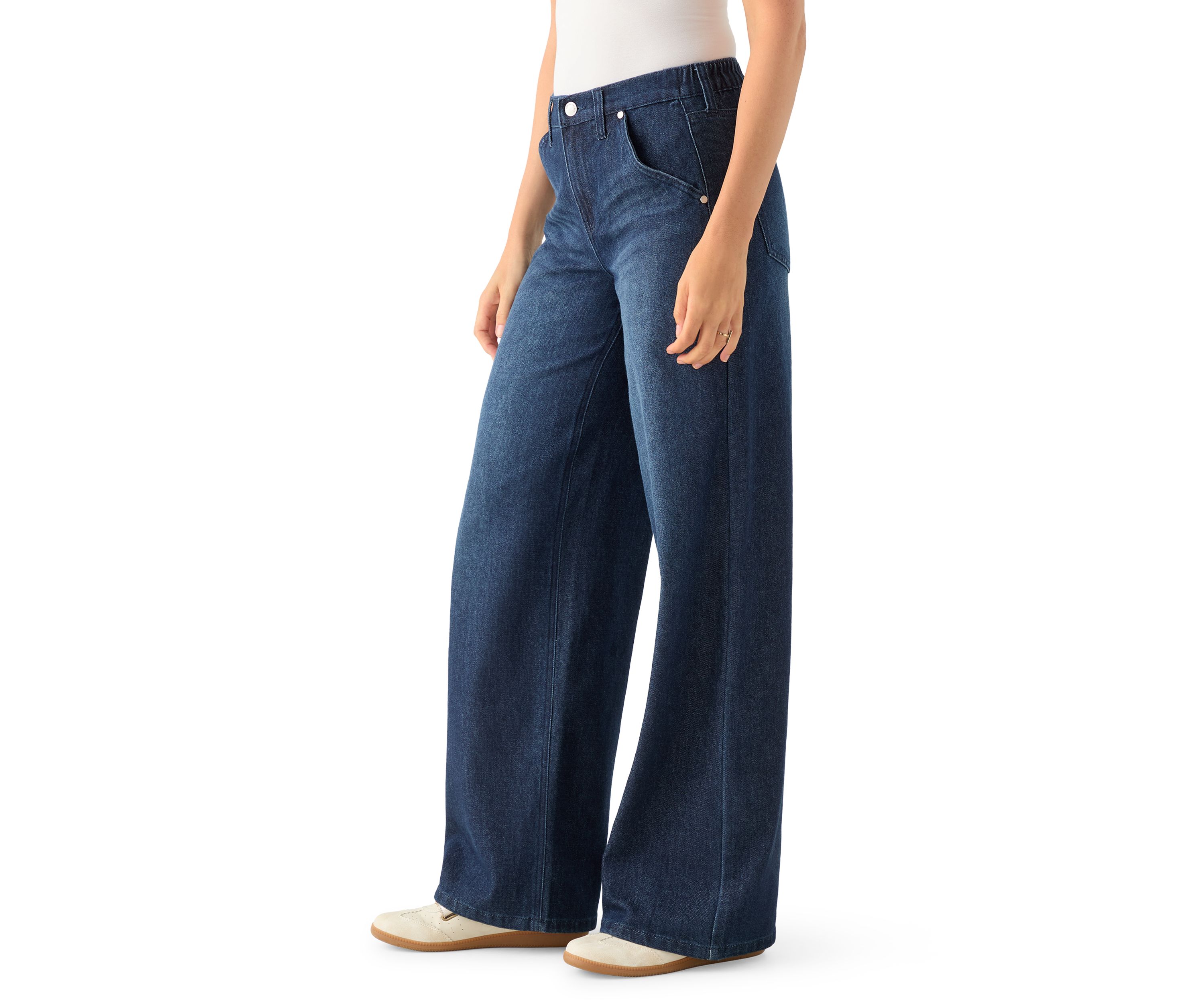 Womens Super Wide Leg Trousers