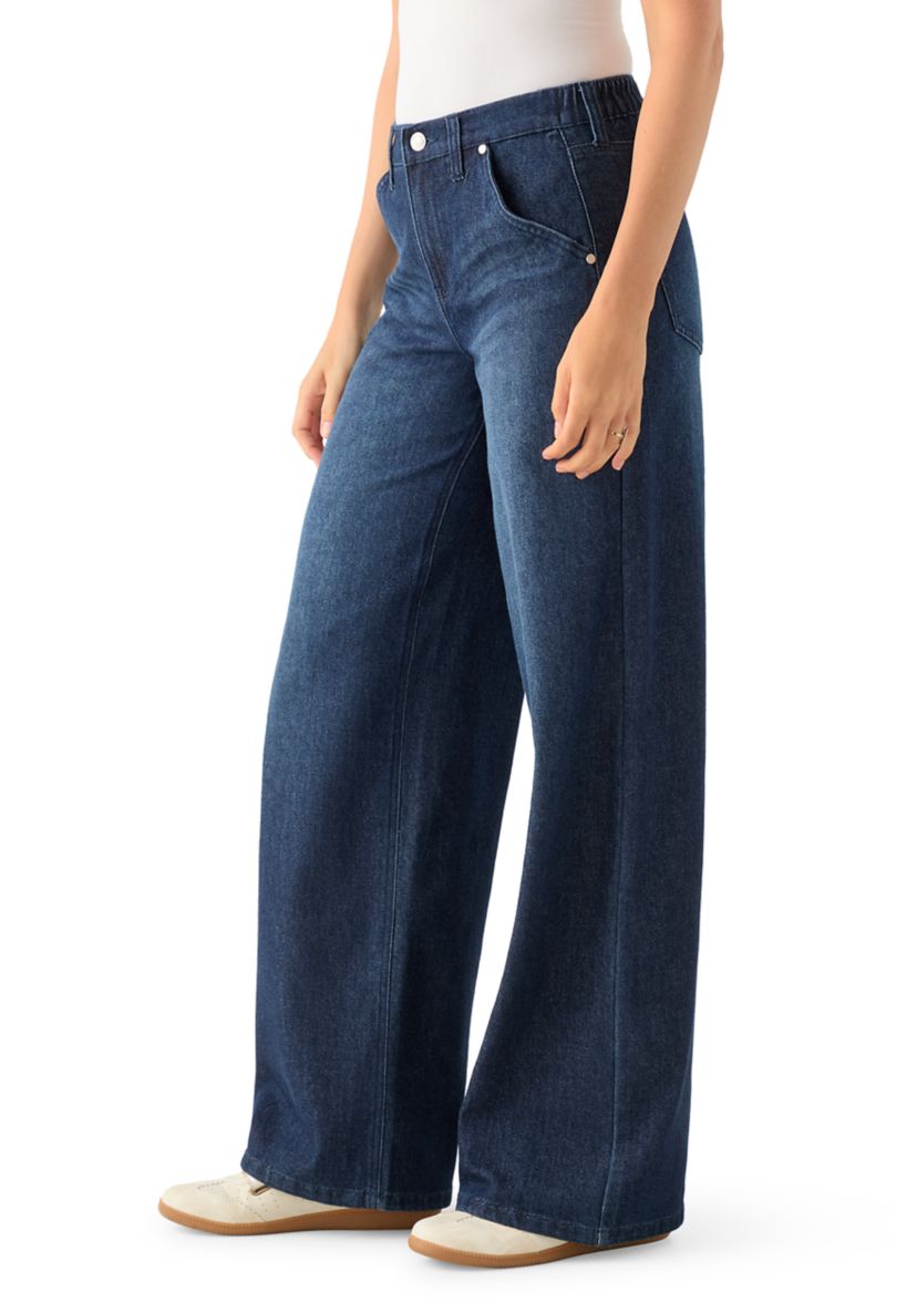 Womens Super Wide Leg Trousers
