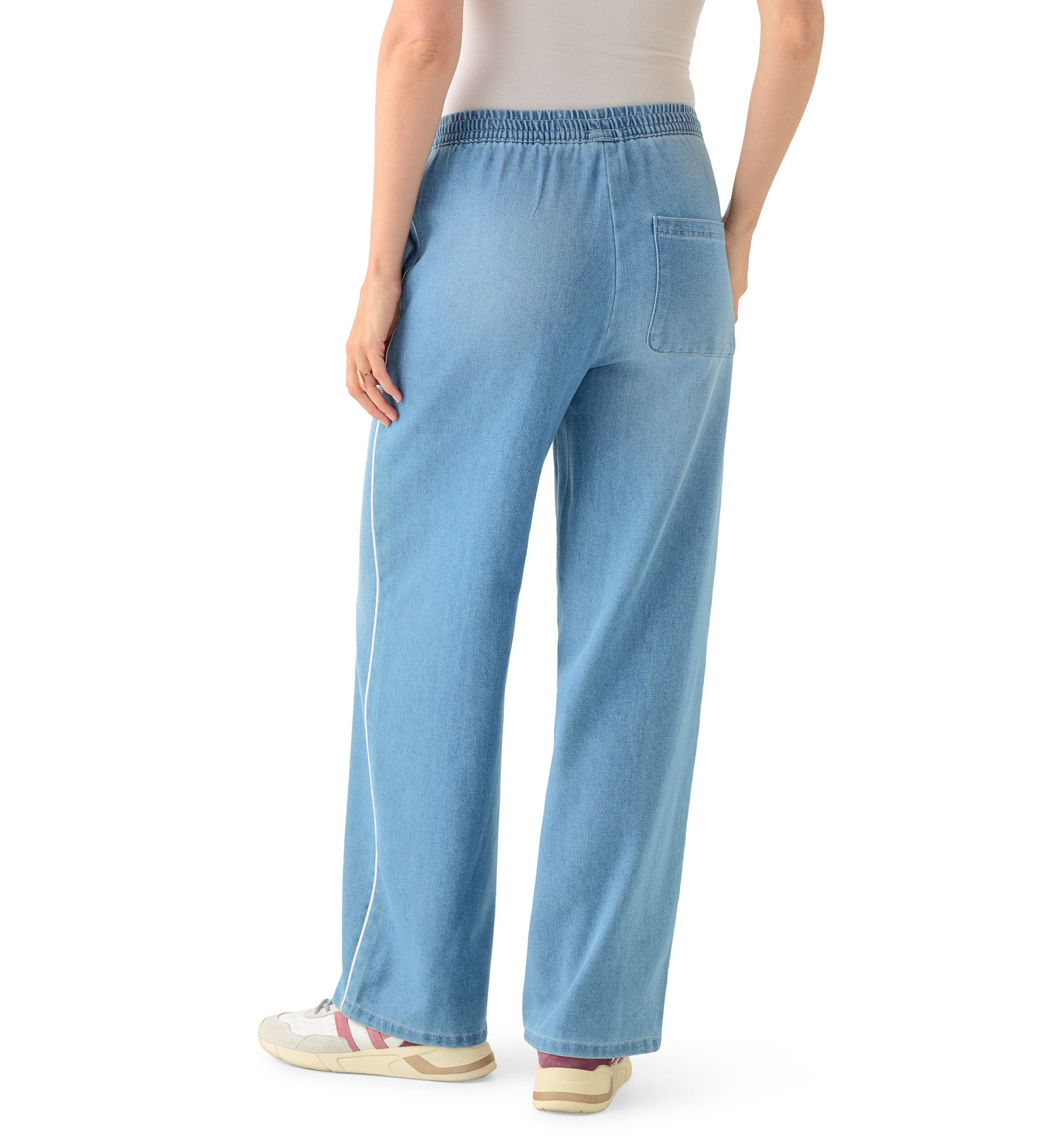 Womens Joggers with Side Piping
