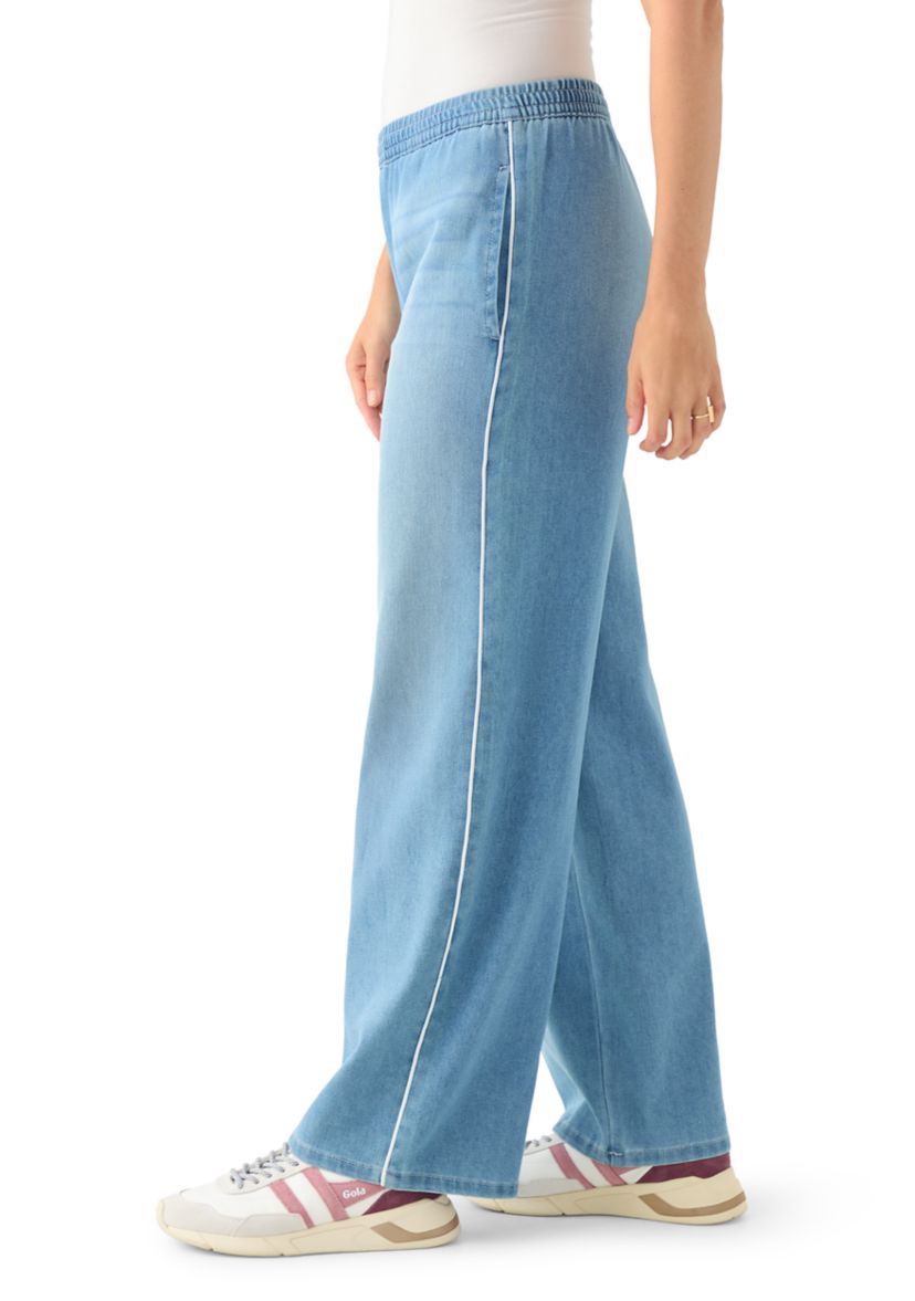Womens Joggers with Side Piping