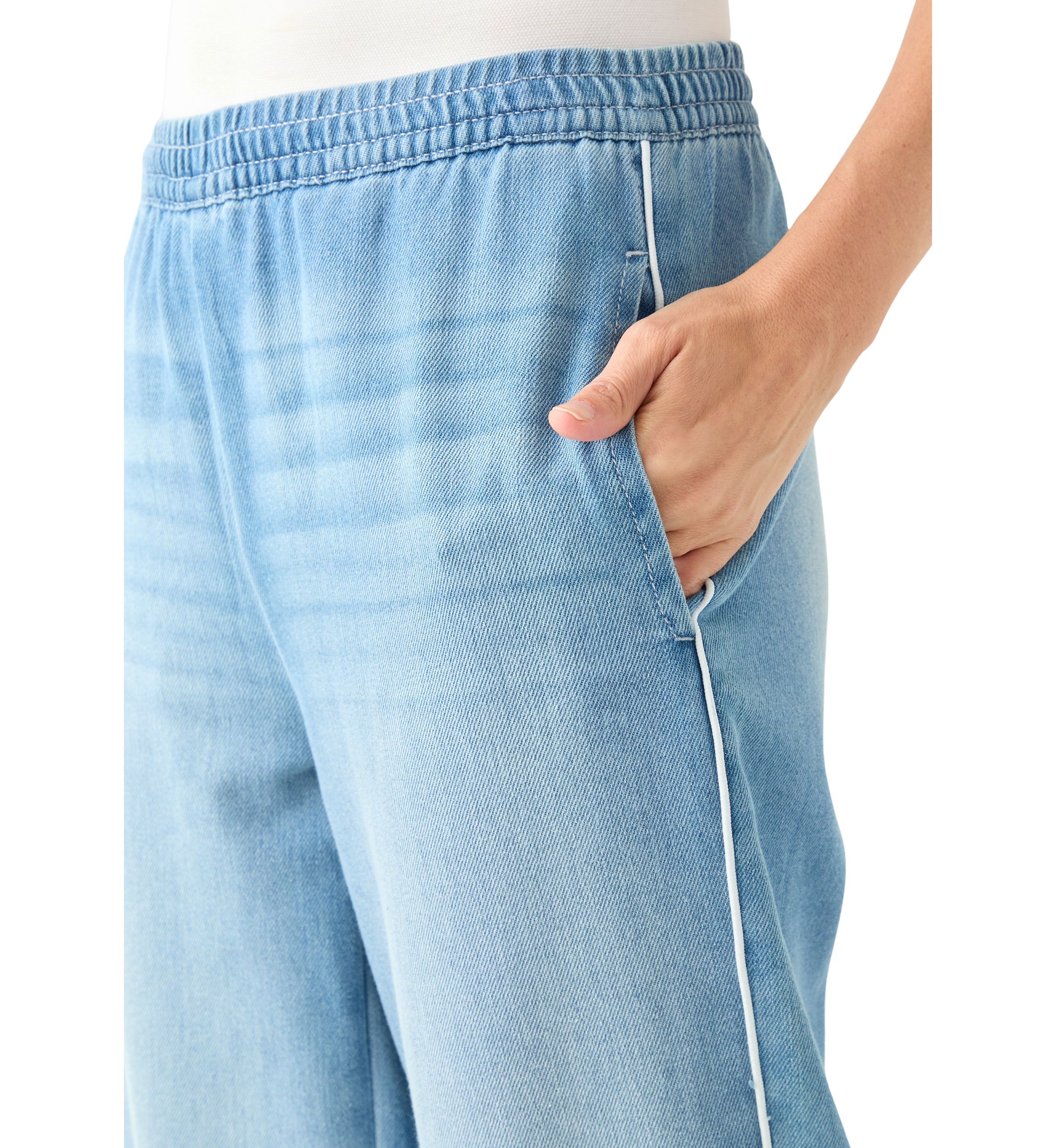 Womens Joggers with Side Piping