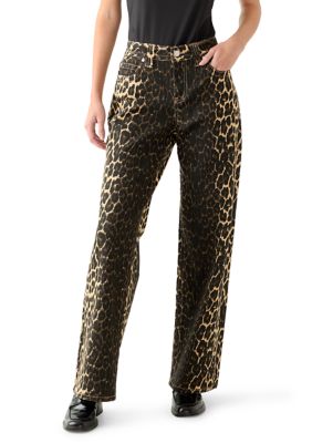 183rd & Laurel Women's Low Rise Baggy Pants with Belt Loops, Tan, 12