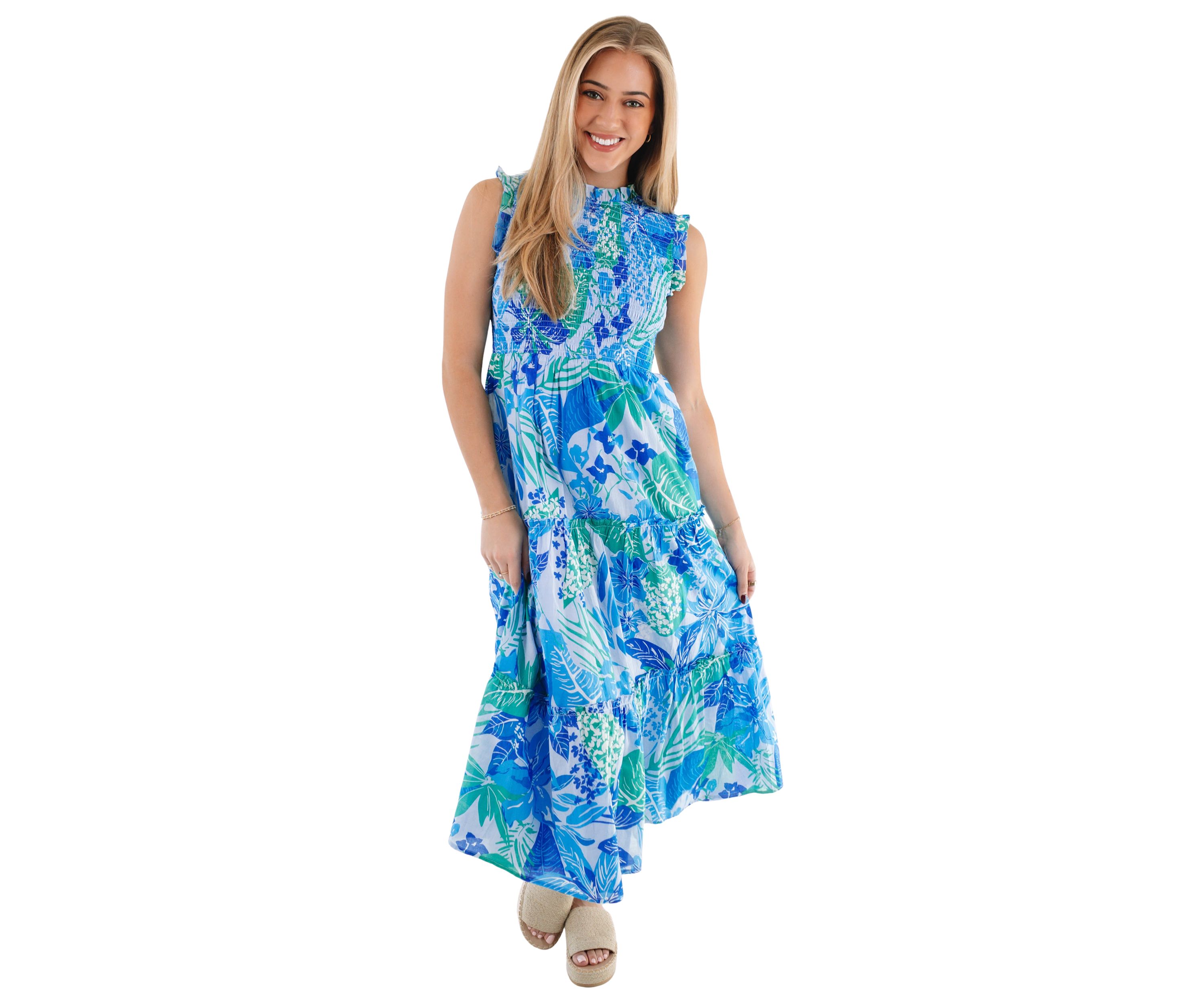 Womens Andie Ruched Midi Dress